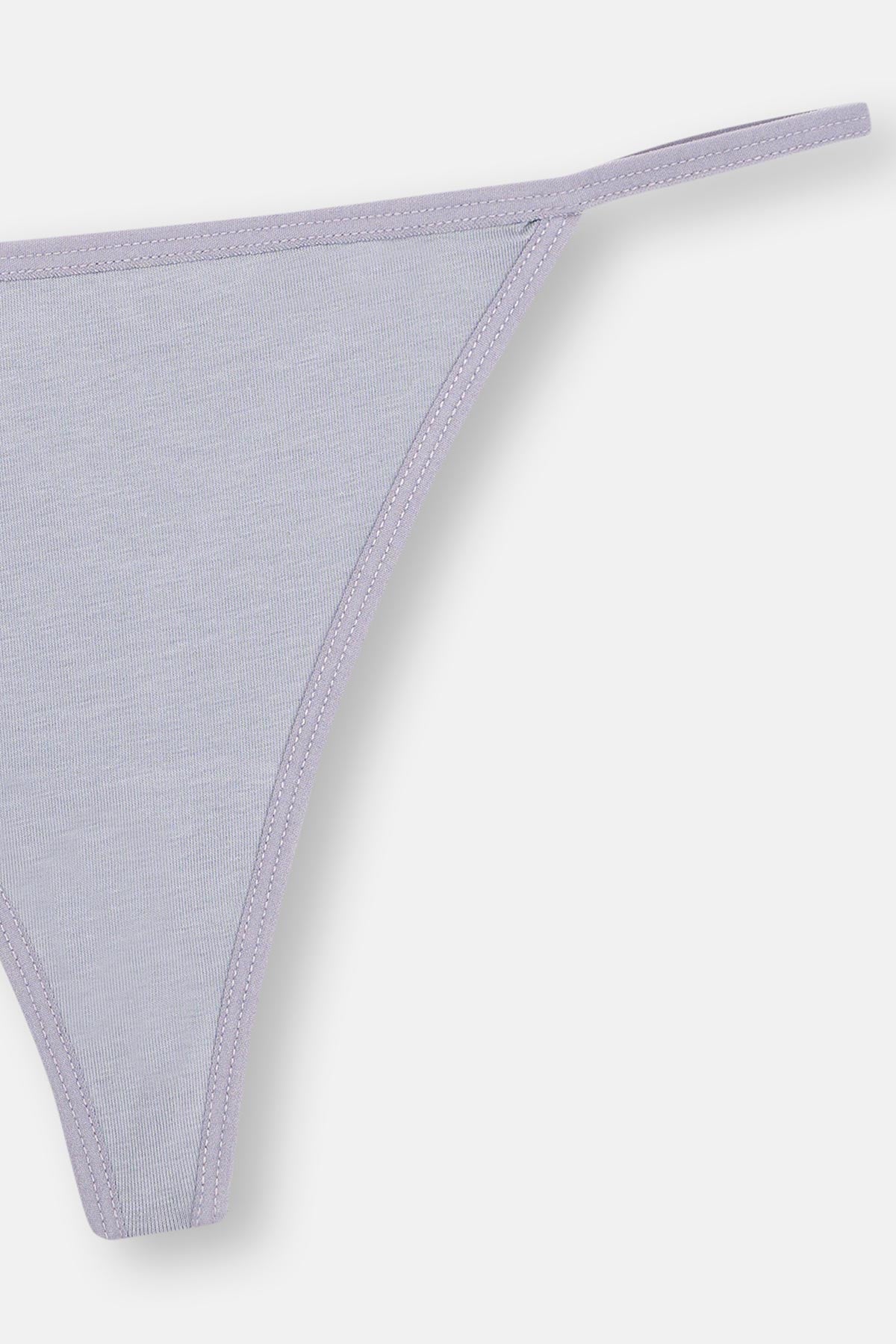 Gray-Mint-Purple 3-PACK PLAIN G-STRING PANTIES