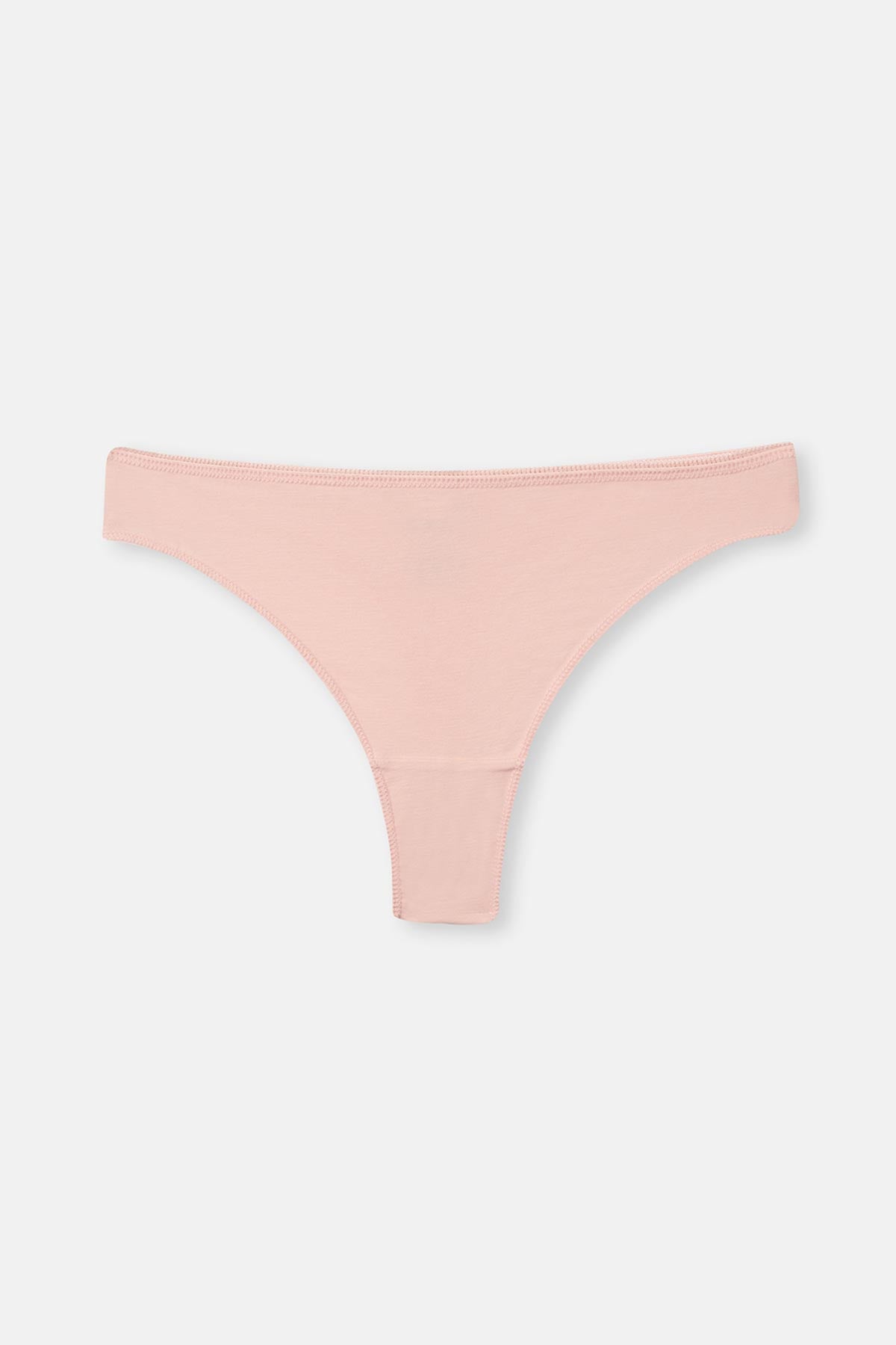 Gray-Purple-Soft Pink 3-PACK PLAIN THONG PANTIES