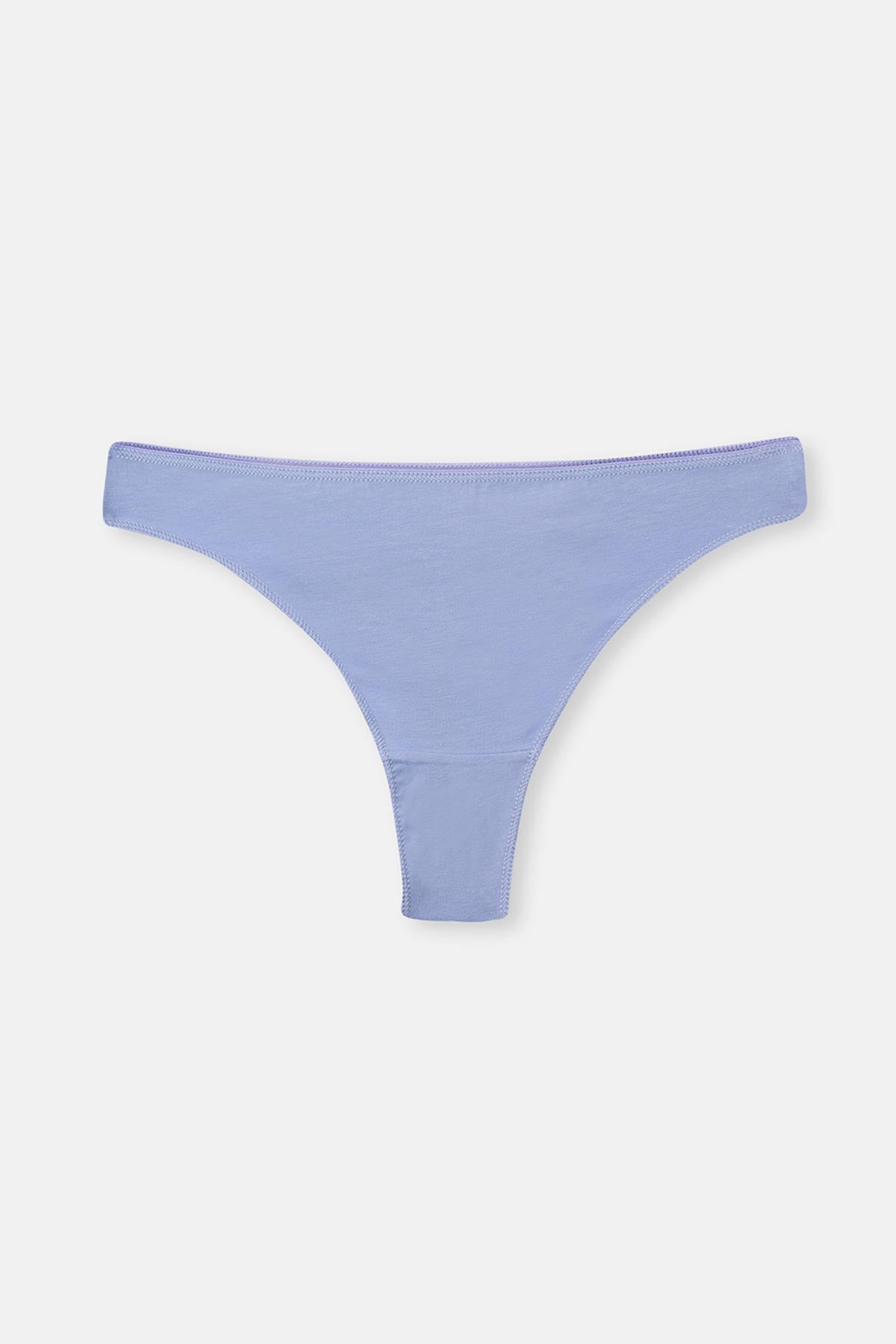 Gray-Purple-Soft Pink 3-PACK PLAIN THONG PANTIES