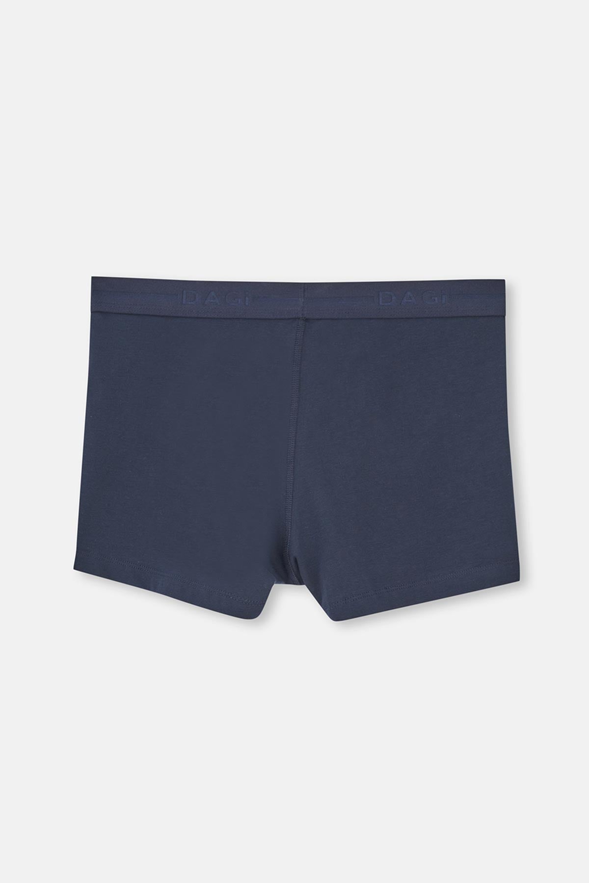Navy 3-Pack Plain Cotton Boxers