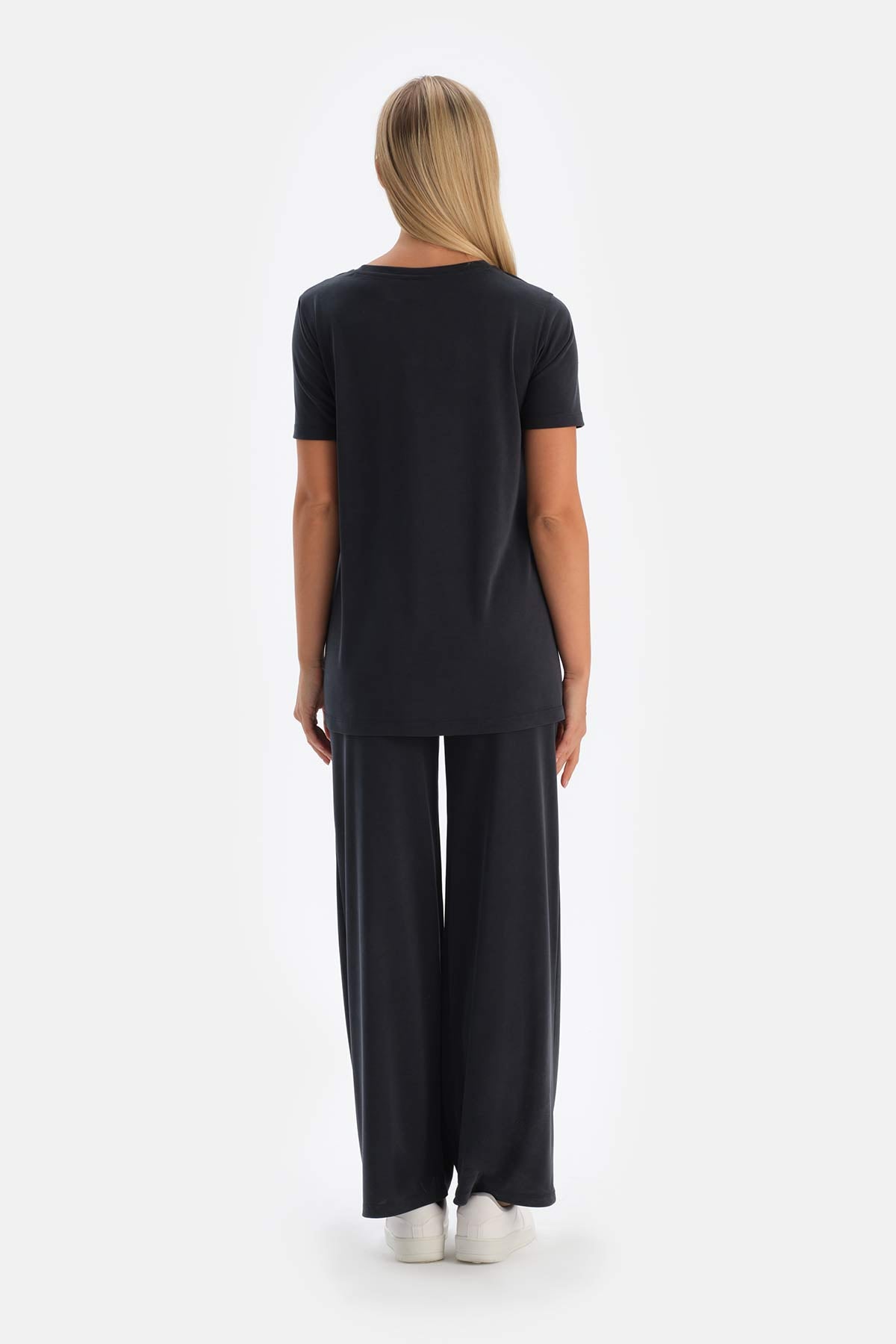 Black MODAL MATERNITY PANTS