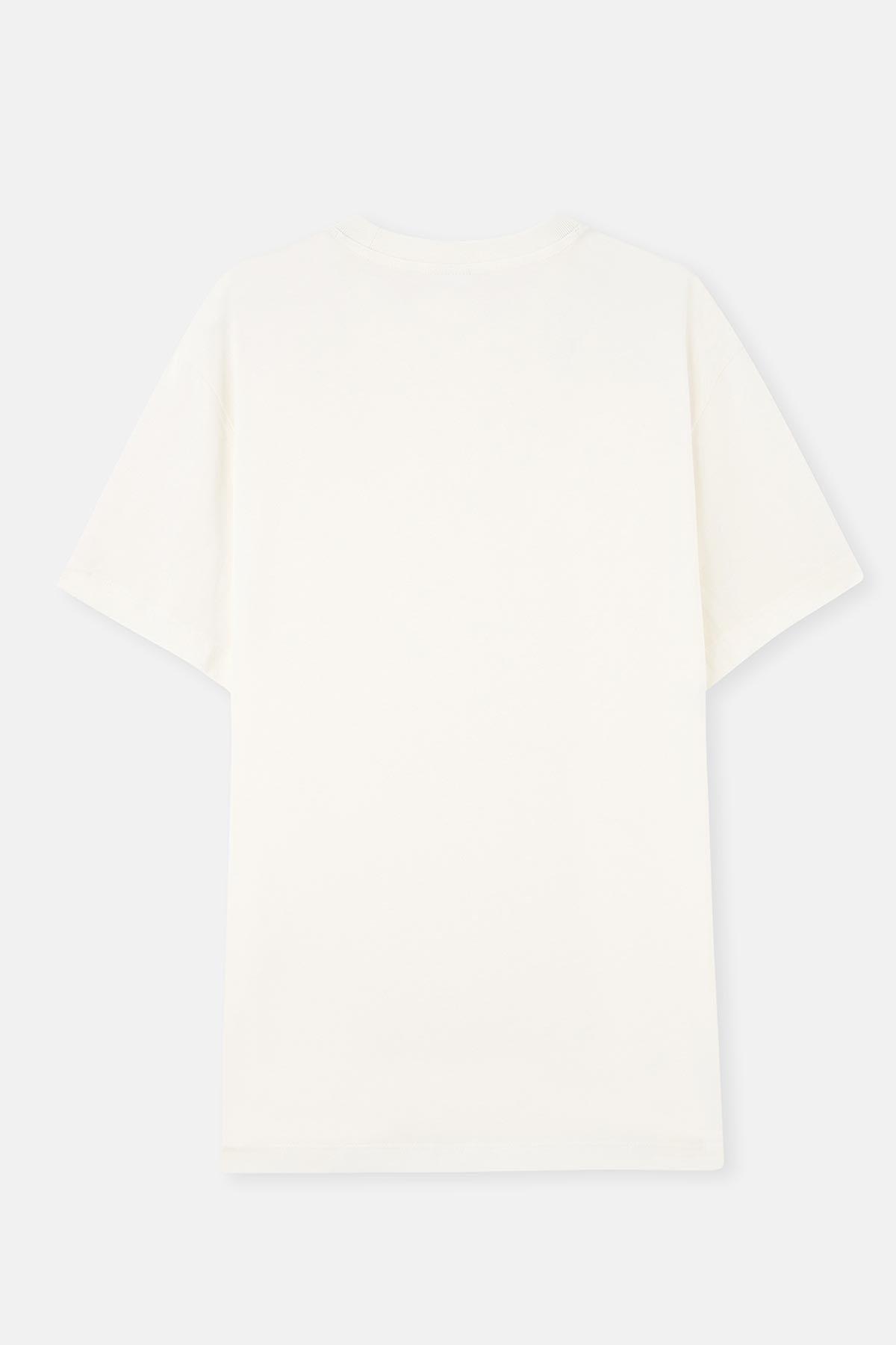 White WOVEN STRIPED TROUSERS