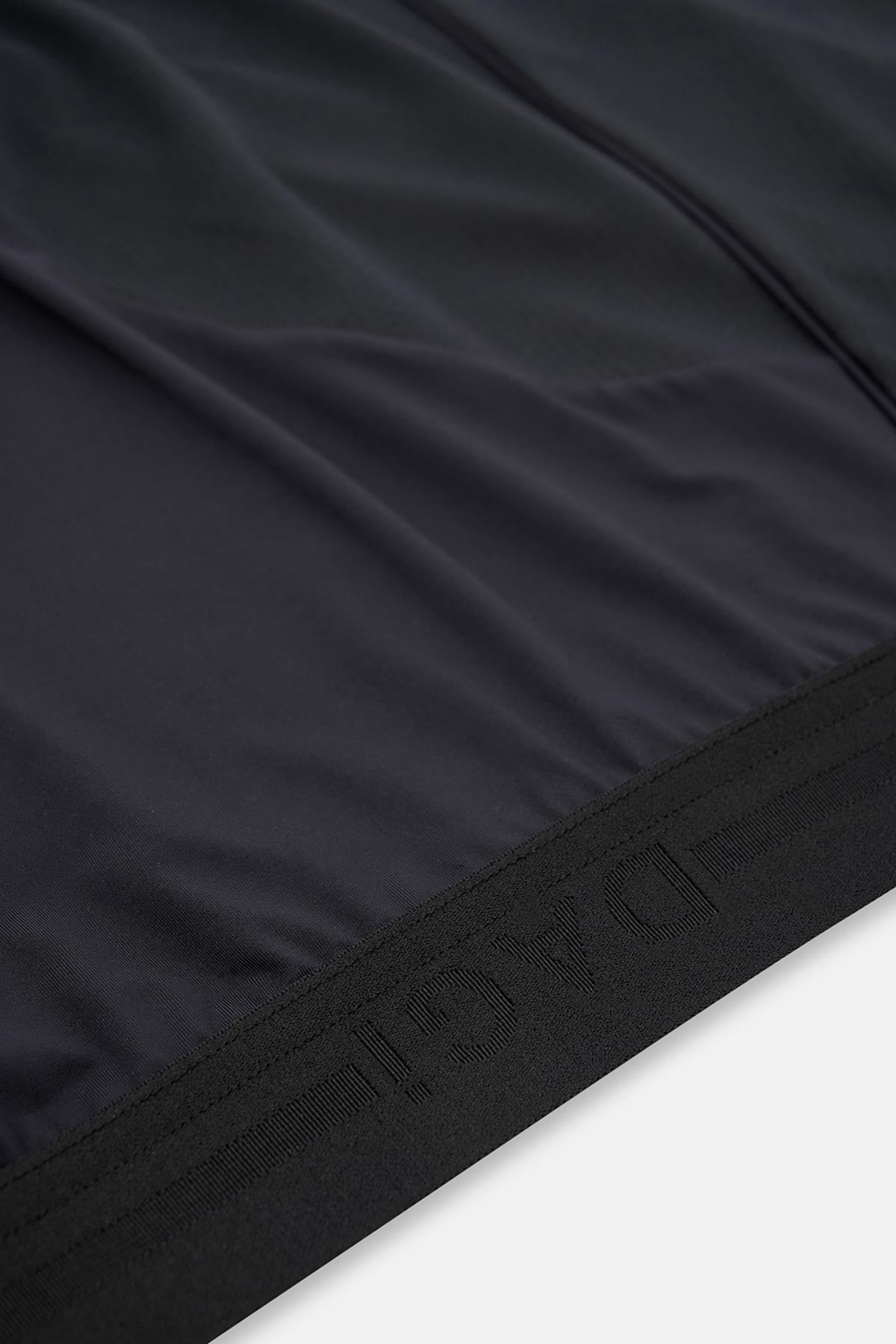 Siyah Basic Yan Detaylı Boxer