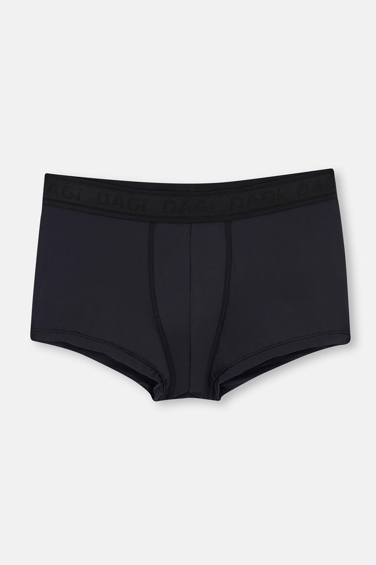 Siyah Basic Pamuk Boxer