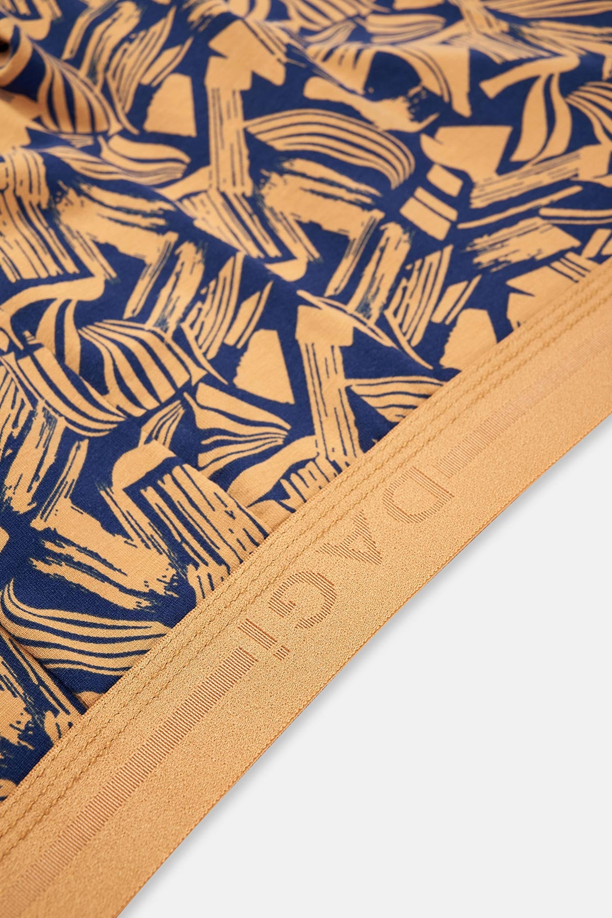 Lacivert Pamuk Desenli 3'lü Boxer