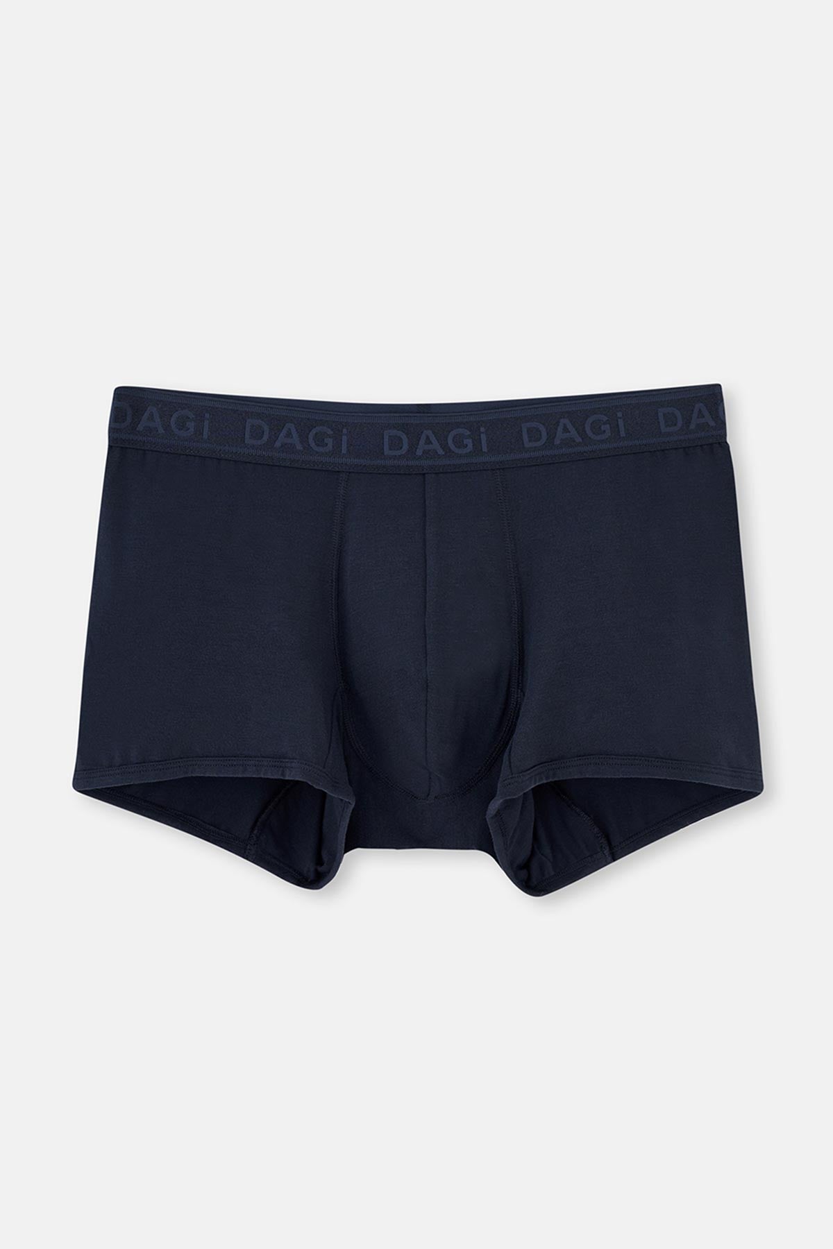 Koyu Mavi Micro Modal Desenli 3'lü Boxer