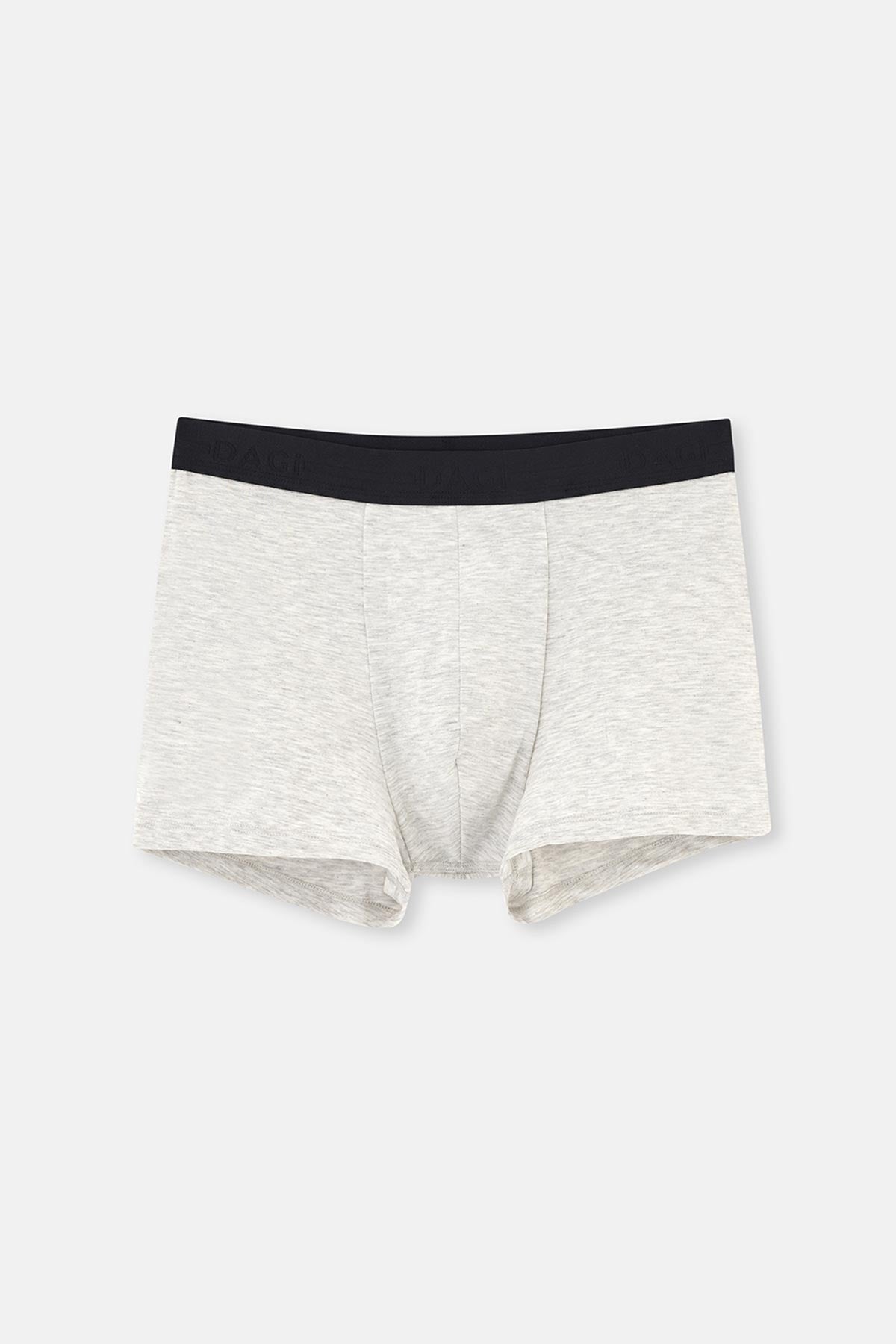 Grey Melange-Black BOXER