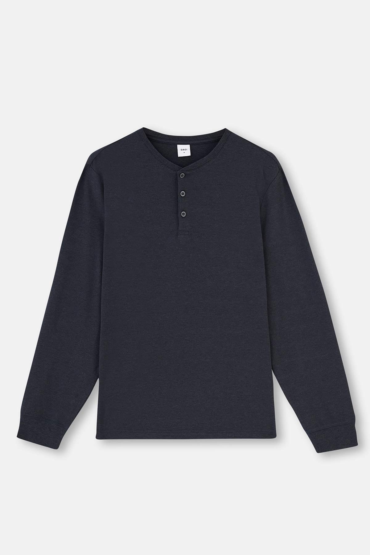 Navy HALF-PLOT REGULAR FIT EVERFRESH T-SHIRT