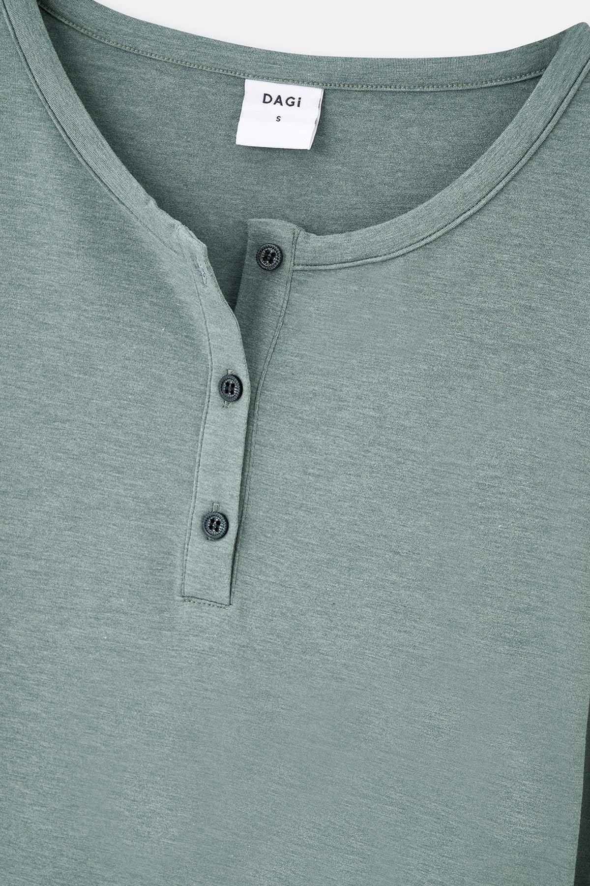 Yeşil Yarım Patlı Everfresh Tişört Pijama Üstü