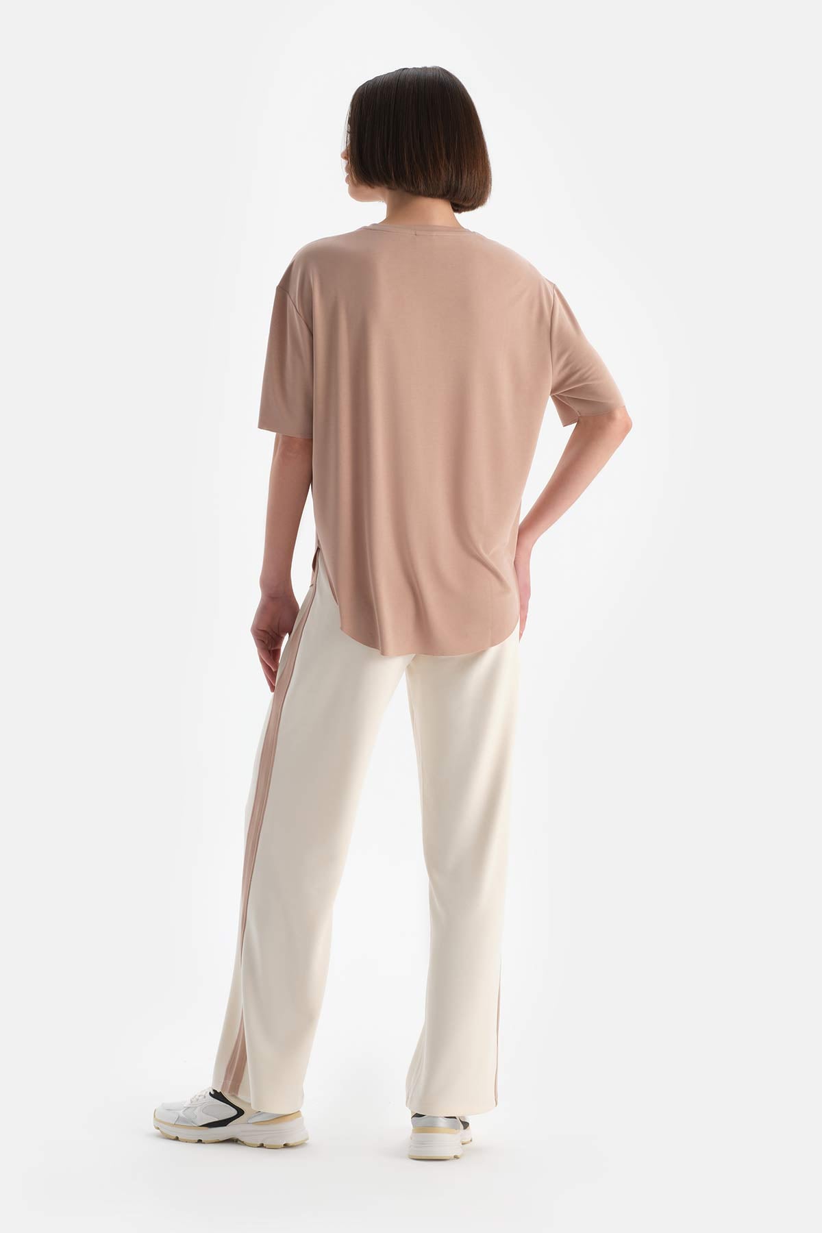 Sütlü Kahve Dagi Active Kadın Modal Tişört