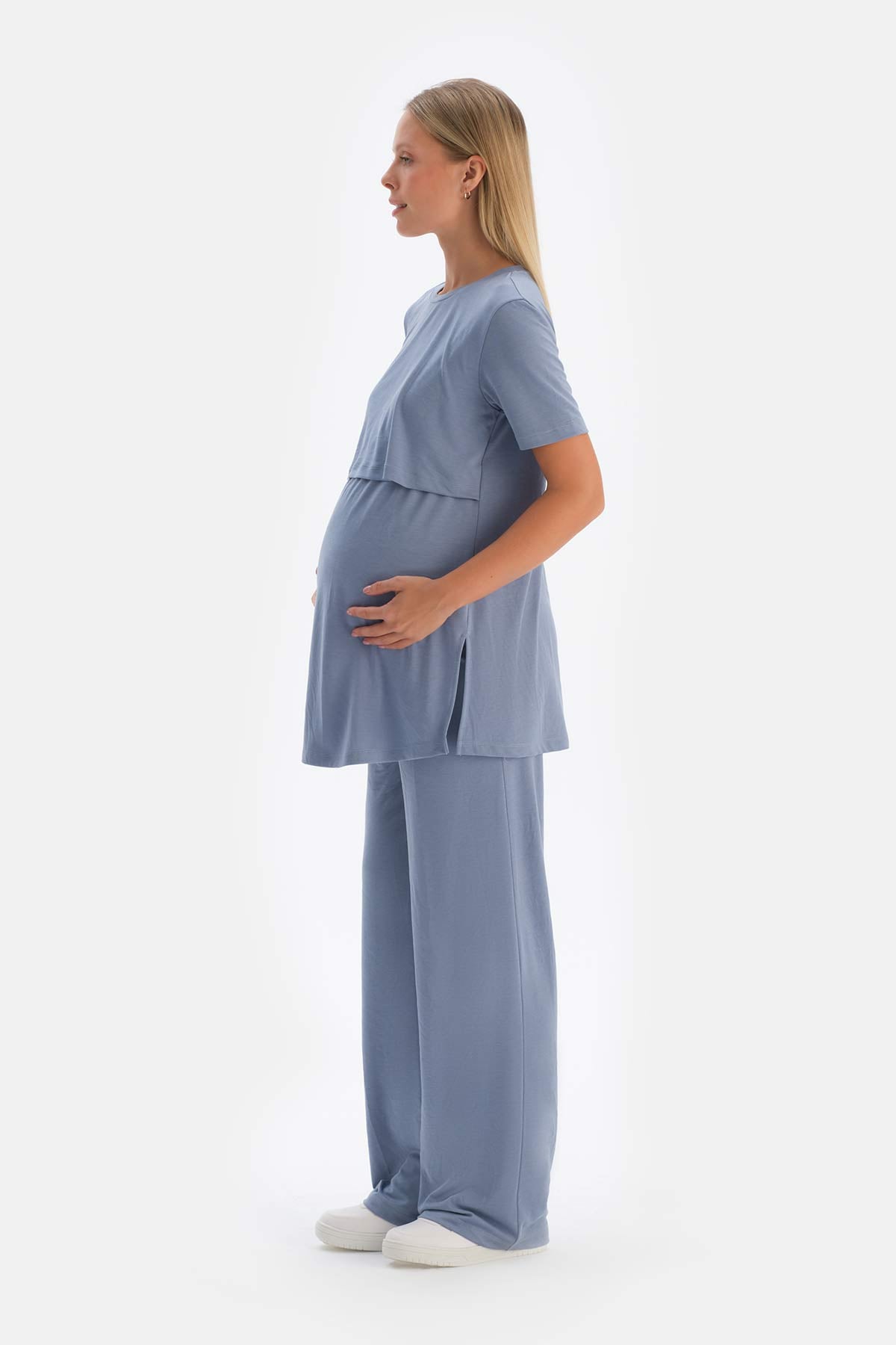 Indigo FUNCTIONAL MODAL MATERNITY T-SHIRT