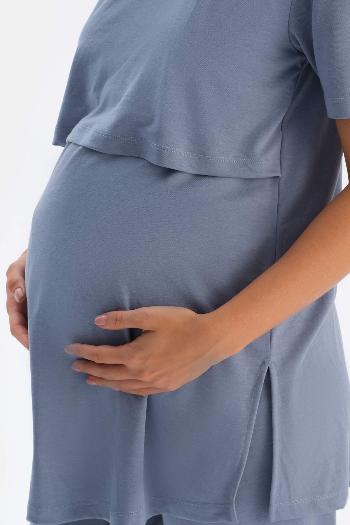 Indigo FUNCTIONAL MODAL MATERNITY T-SHIRT