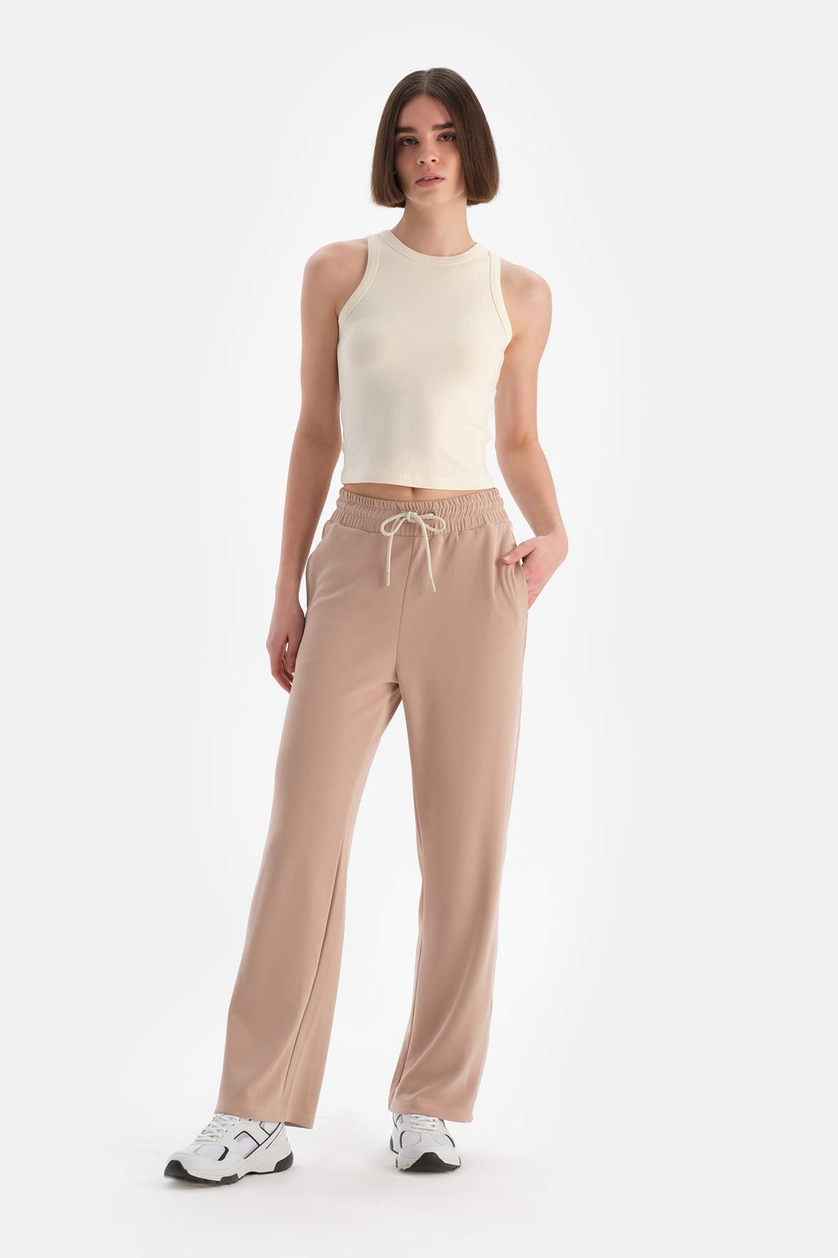 Ekru Dagi Active Kadın Kaşkorse Kolsuz Atlet