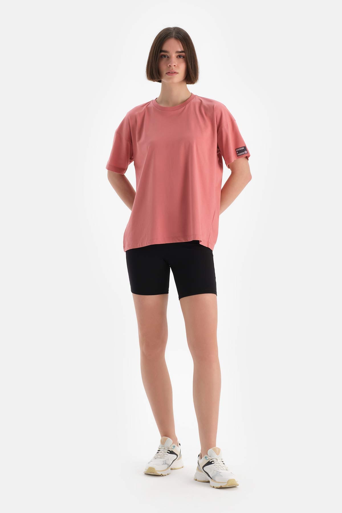 Siyah Dagi Active Kadın Bıker Tayt