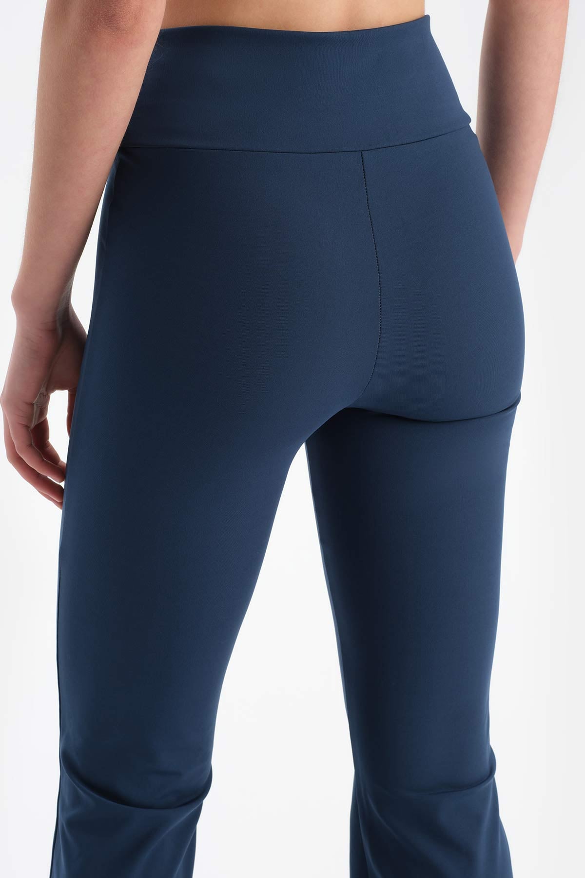 Lacivert Dagi Active Kadın Ispanyol Paça Tayt