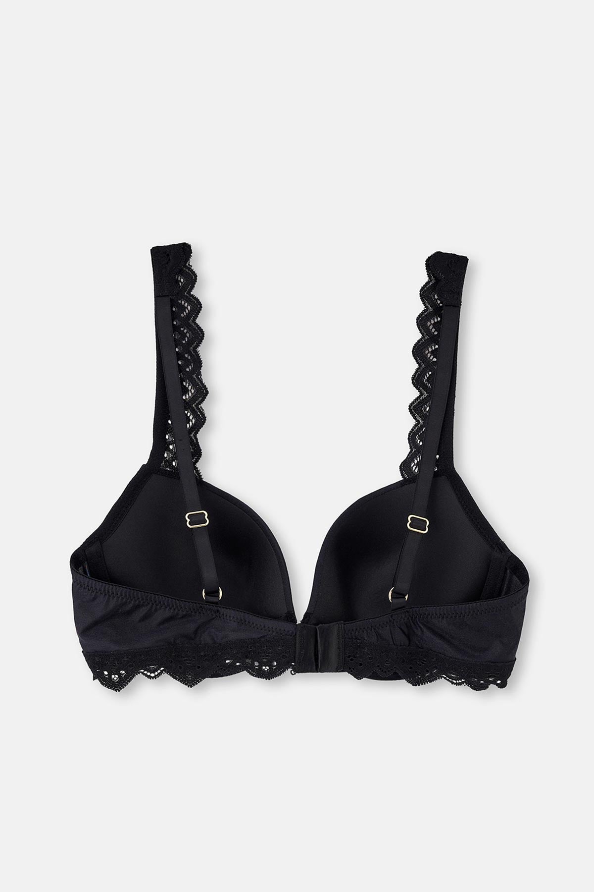 Black LACE DETAILED PREMIUM BASIC FILLED BRA