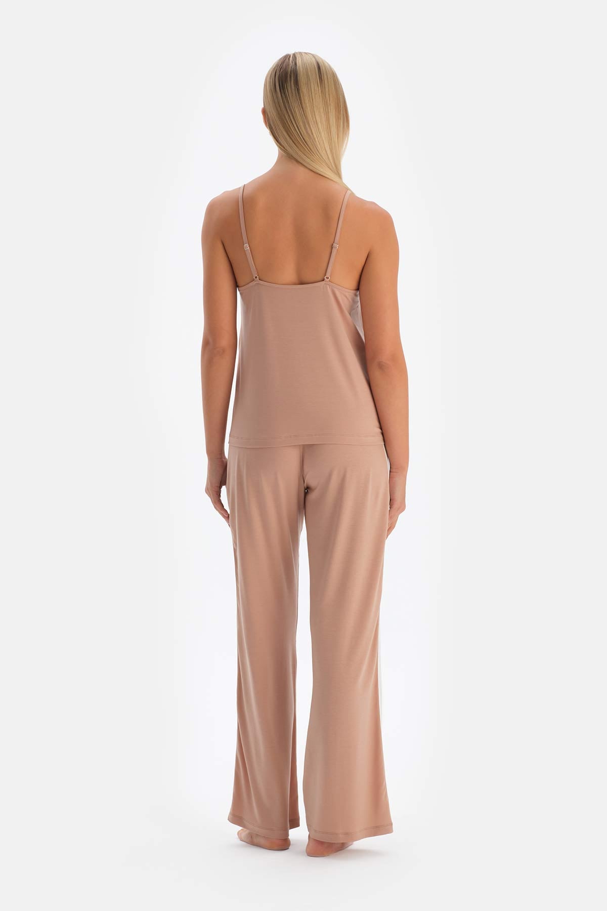 Light Brown TULLE DETAILED BODYSUIT