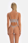 Light Grey LACE DETAILED STRING PANTY