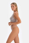 Light Grey LACE DETAILED STRING PANTY