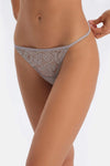 Light Grey LACE DETAILED STRING