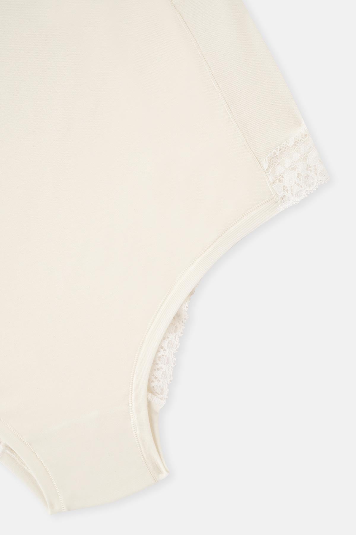 Kırık Beyaz Micromodal Hamıle Brıef Külot