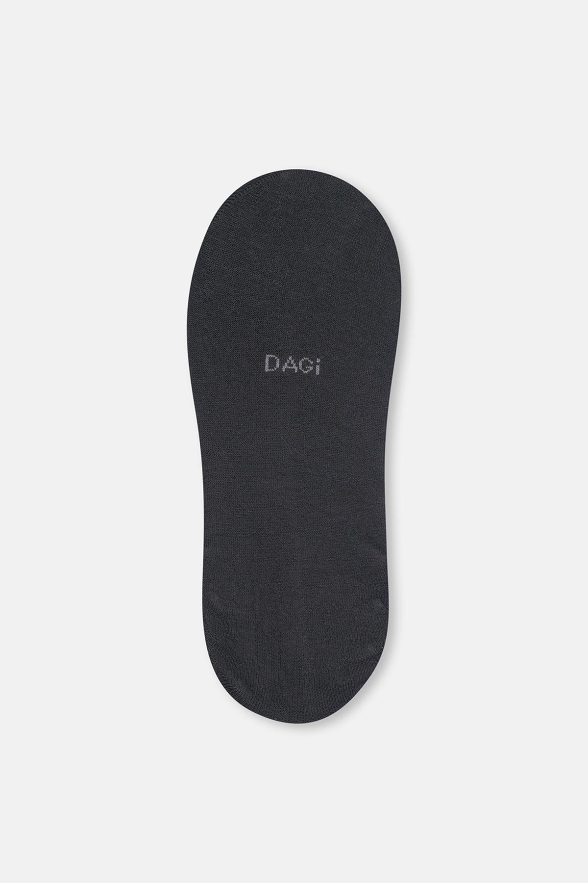 Black WOMENS ALL BLACK MODAL INVISIBLE SOCKS