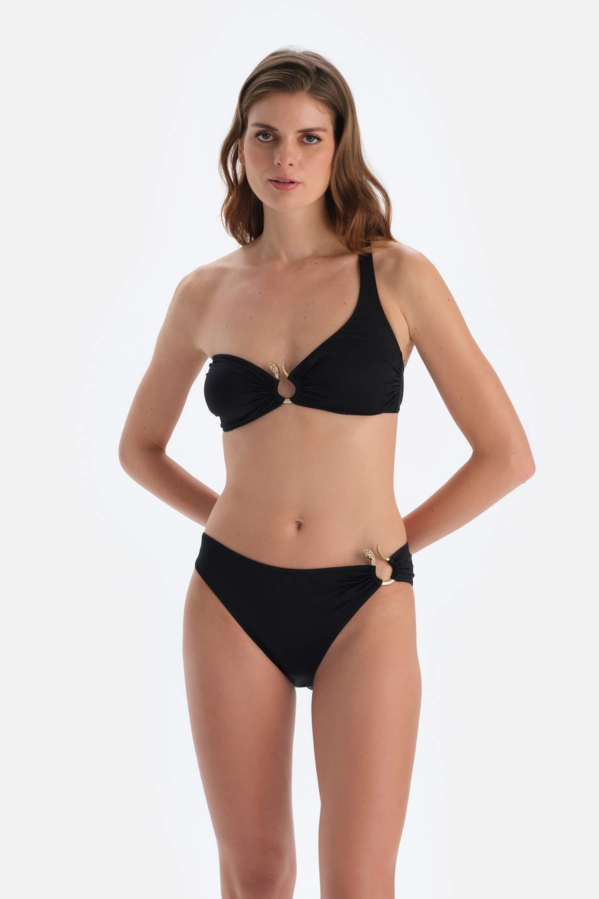 Siyah Normal Bel Bikini Alt