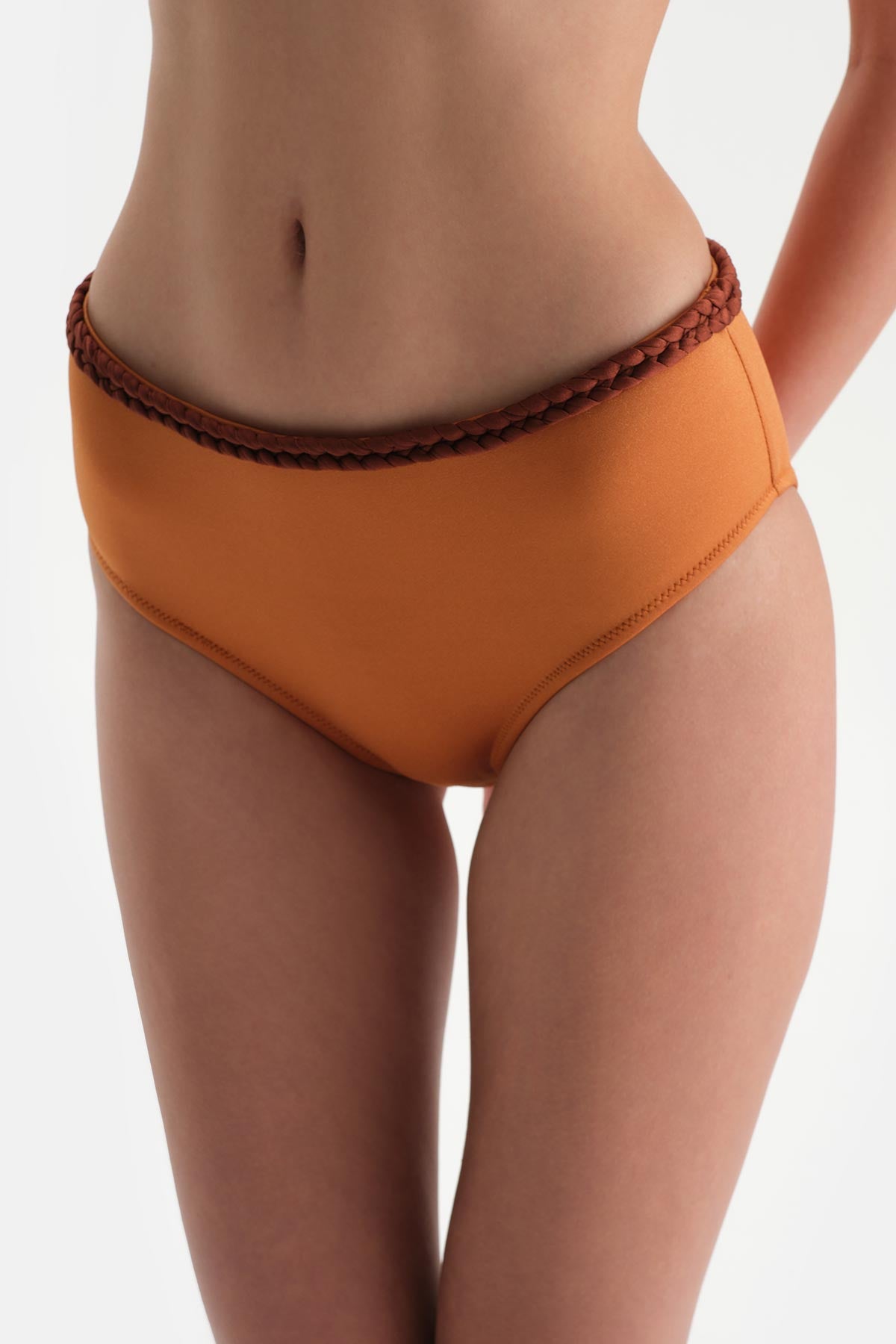 Açık Kahve Normal Bel Bikini Alt