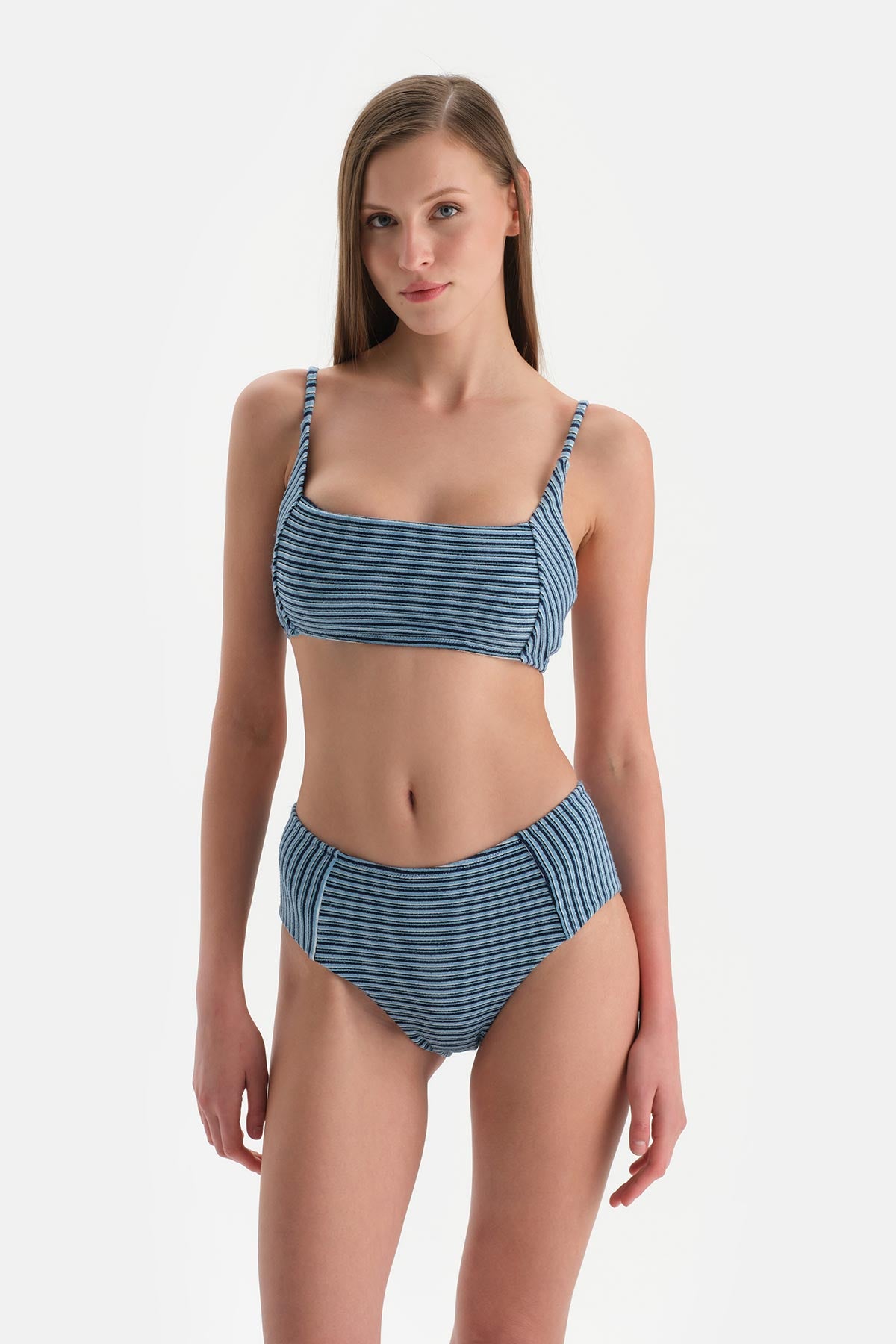 Lacivert Bralet Bikini Üstü