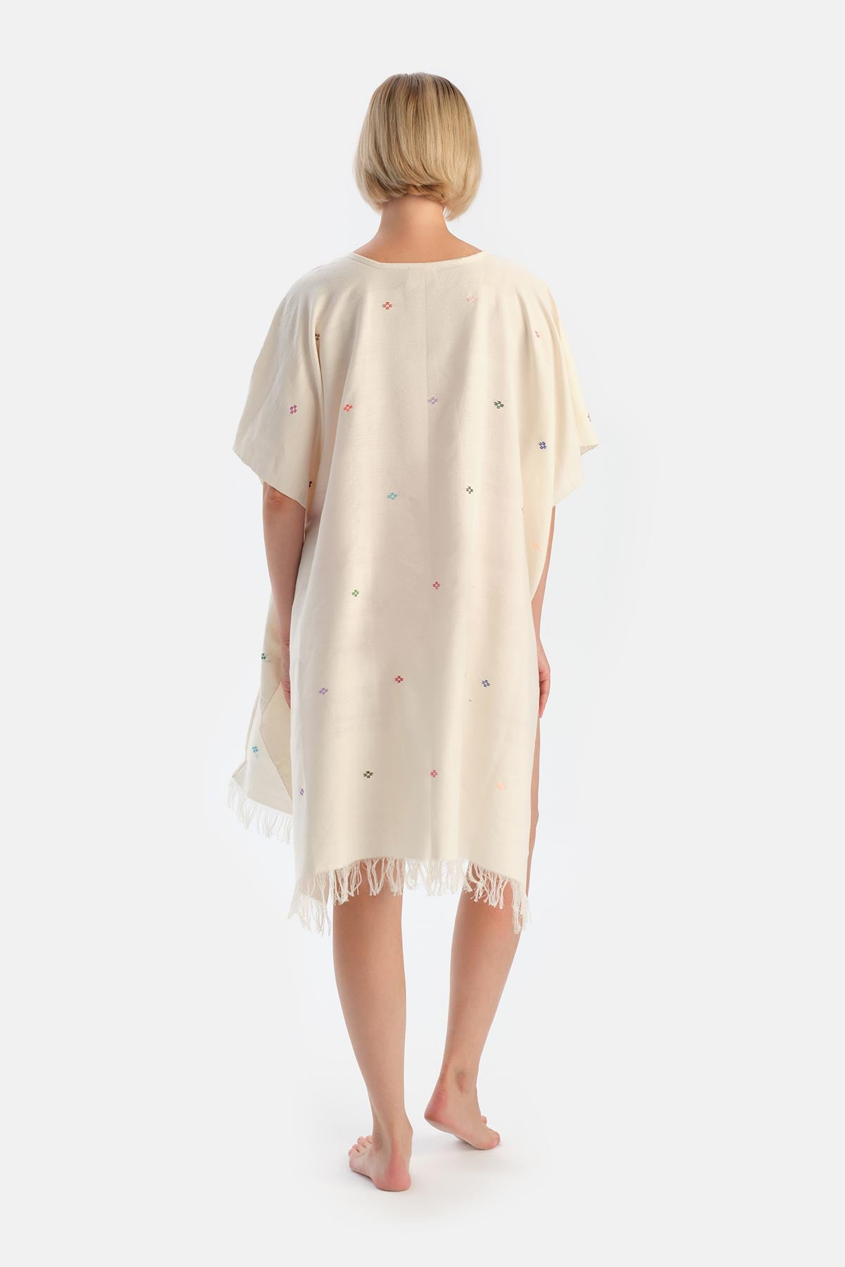 Ekru Ryder Act - Anatolia Koleksiyonu Kimono