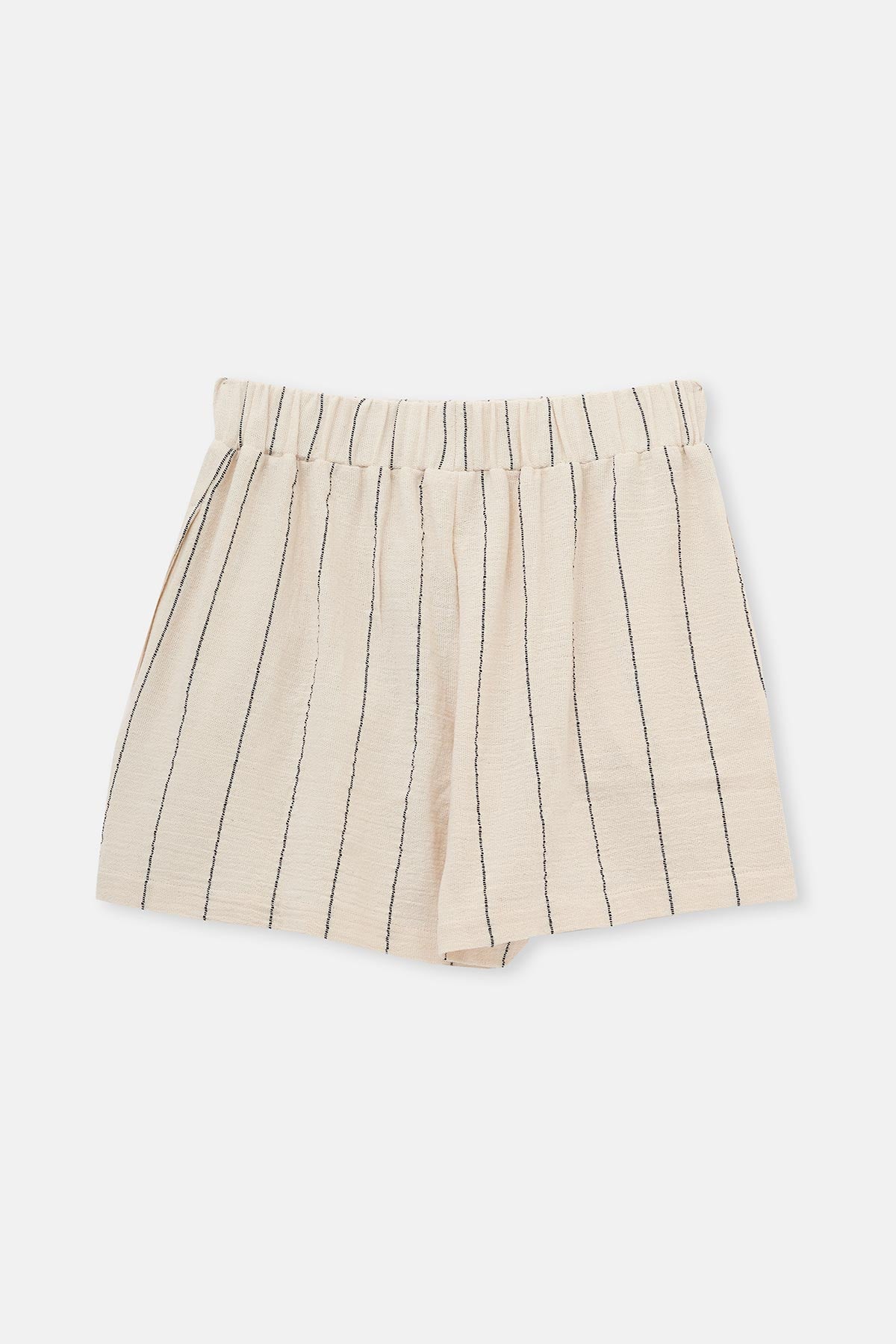 Ekru-Siyah Ryder Act - Anatolia Koleksiyonu - Dokuma Şort