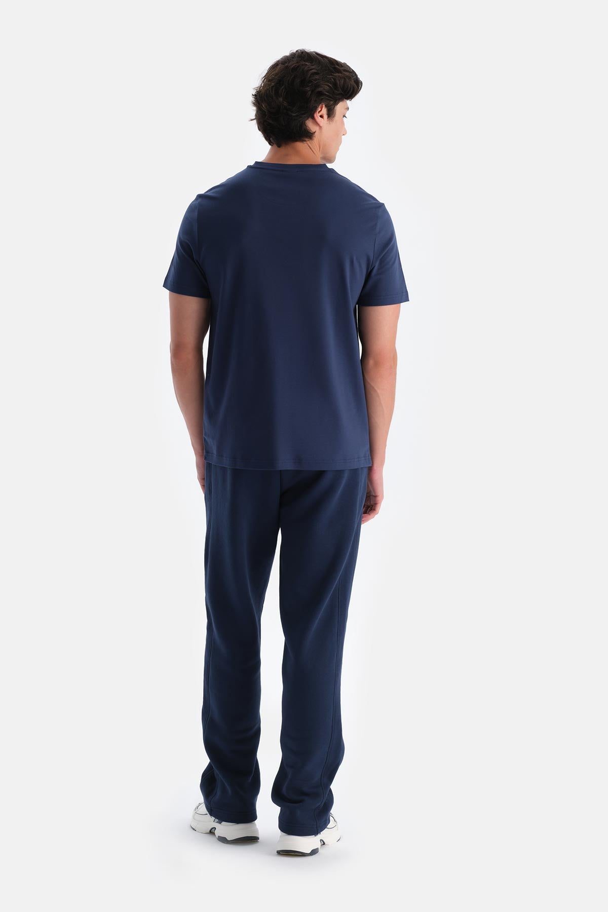 Lacivert Erkek Içi Şardonlu Eşofman Altı