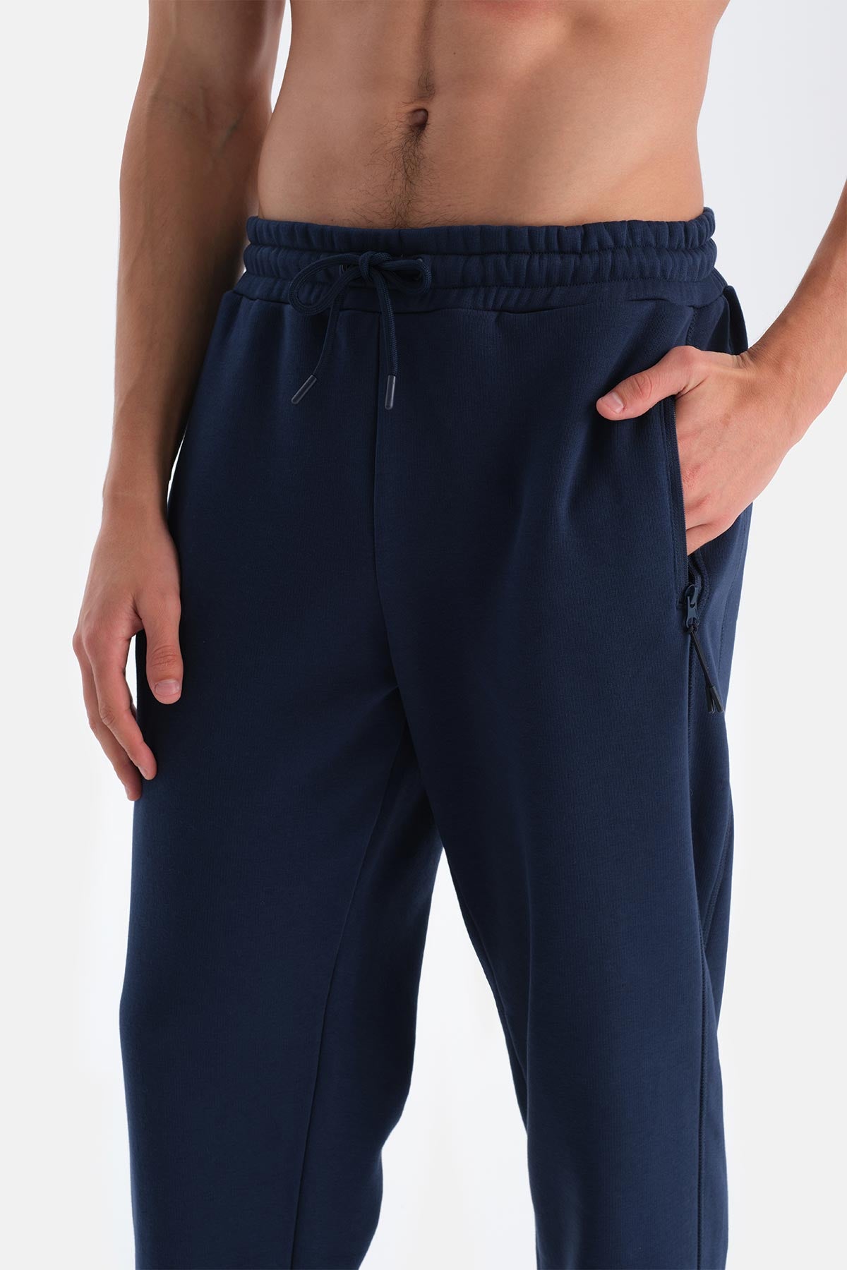 Lacivert Erkek Içi Şardonlu Eşofman Altı