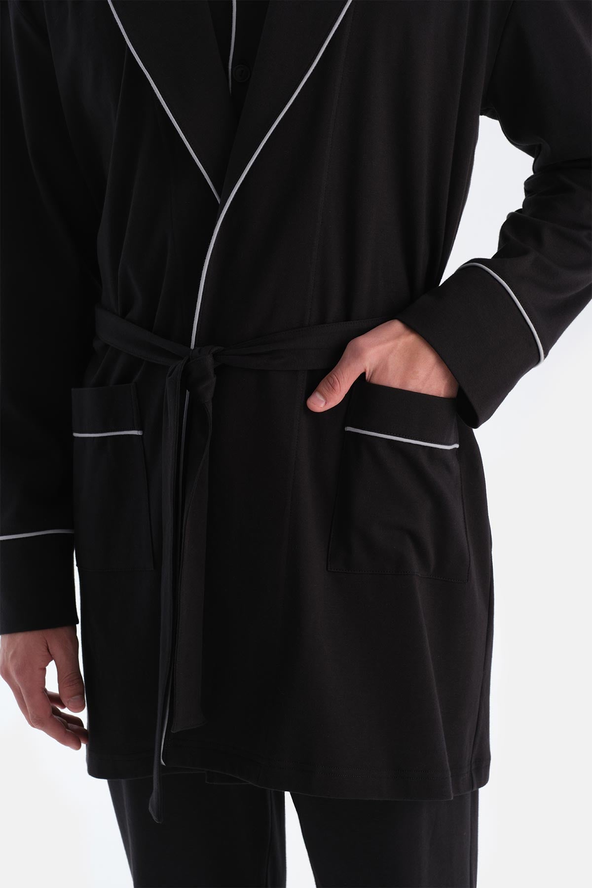 Siyah Merserize Sabahlık