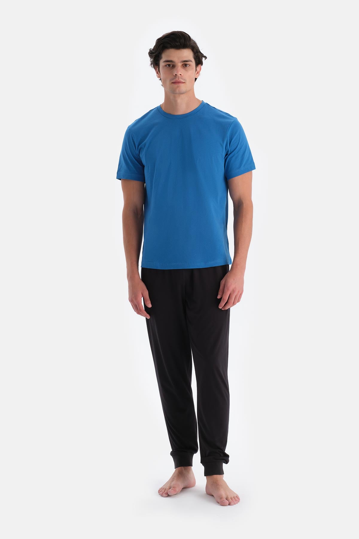 Siyah Penye Modal Jogger Pantolon