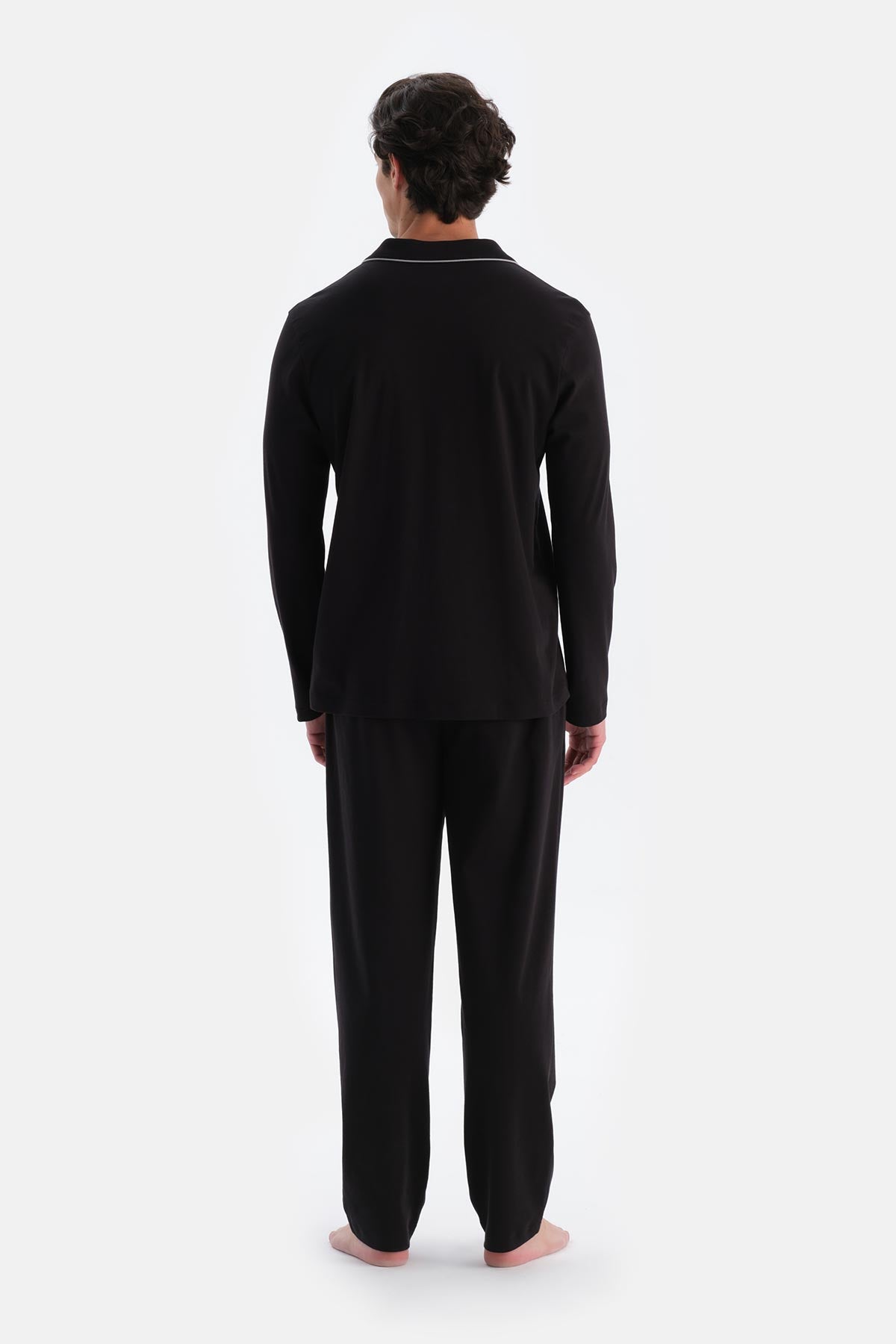 Siyah Merserize Pantolon