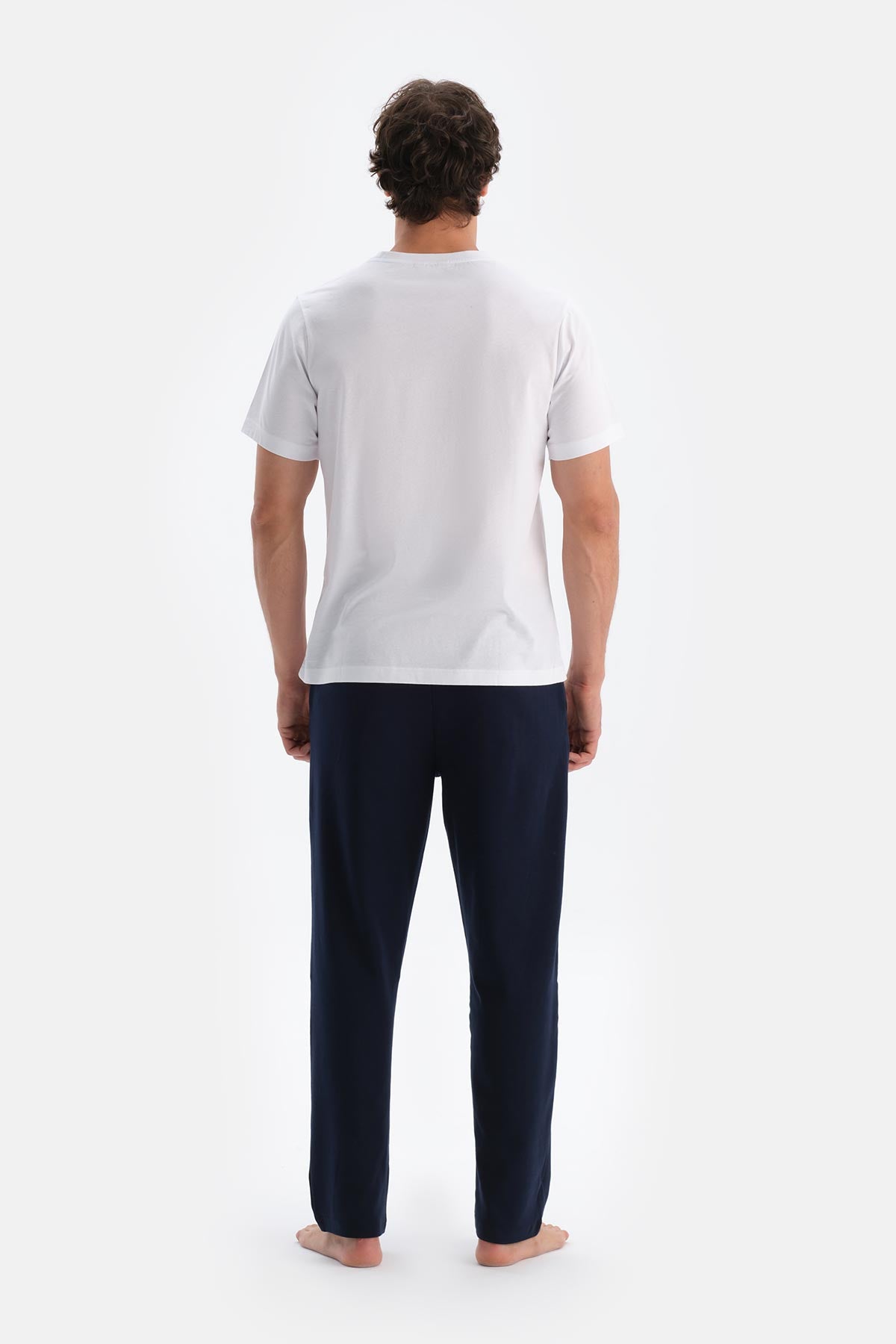 Lacivert Erkek Tek Alt