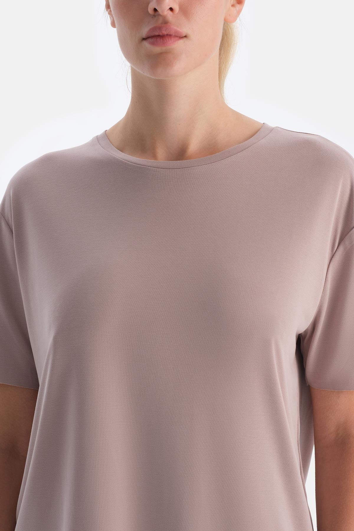Pudra Kadın Modal Tişört
