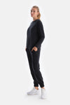 Black WOMENS MODAL LONG SLEEVE T-SHIRT