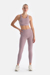 Dusty Rose TULLE BACK DETAILED SPORTS BRA