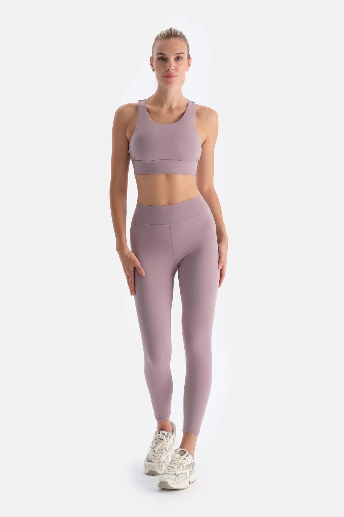 Gül Kurusu Kadın Basıc Toparlayıcı Tayt