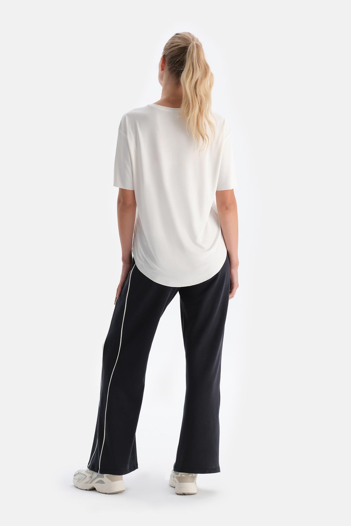 Black WOMENS MODAL TRACKPANTS