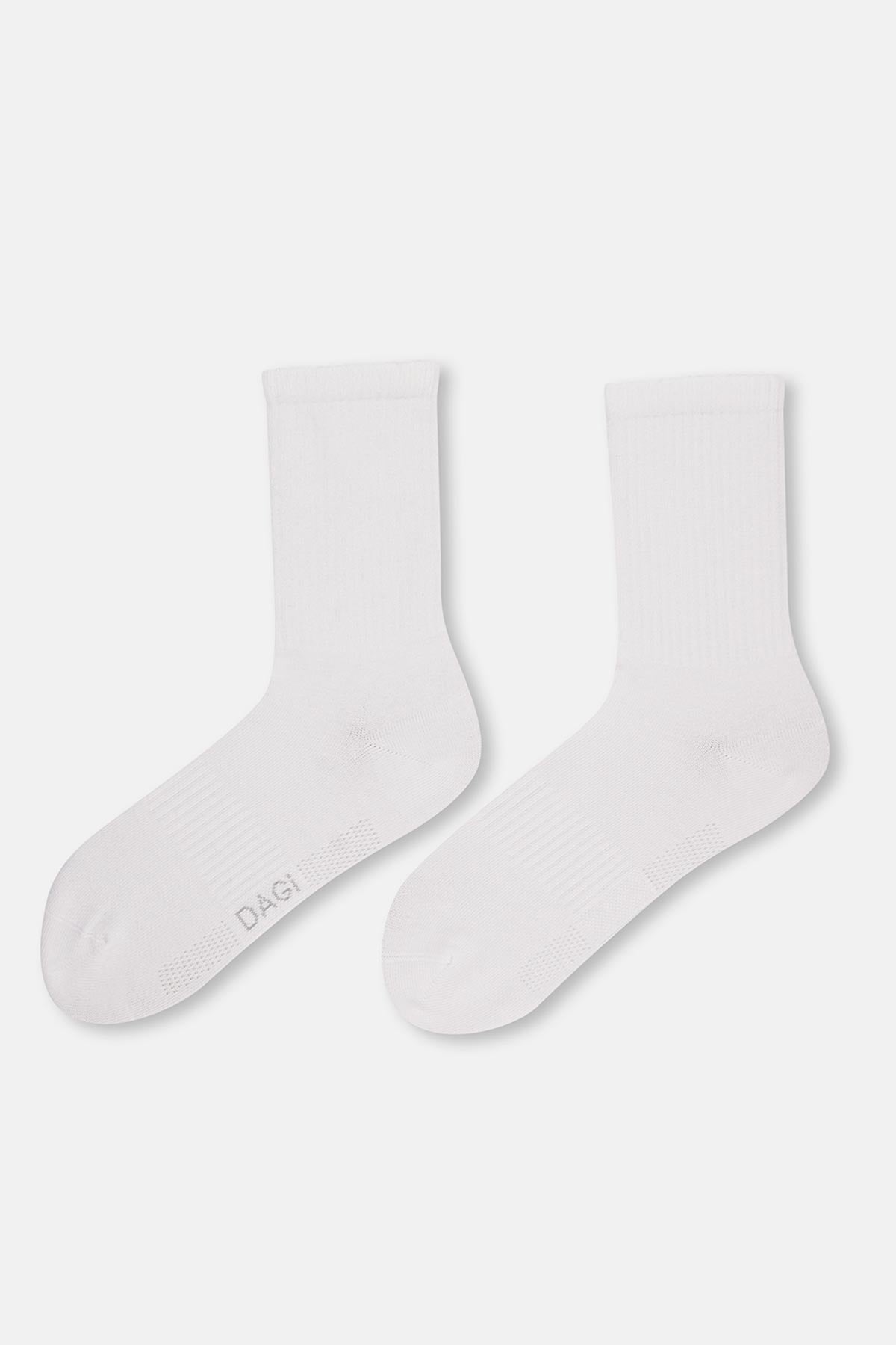 White WOMEN COOLMAX SPORTS SOCKS