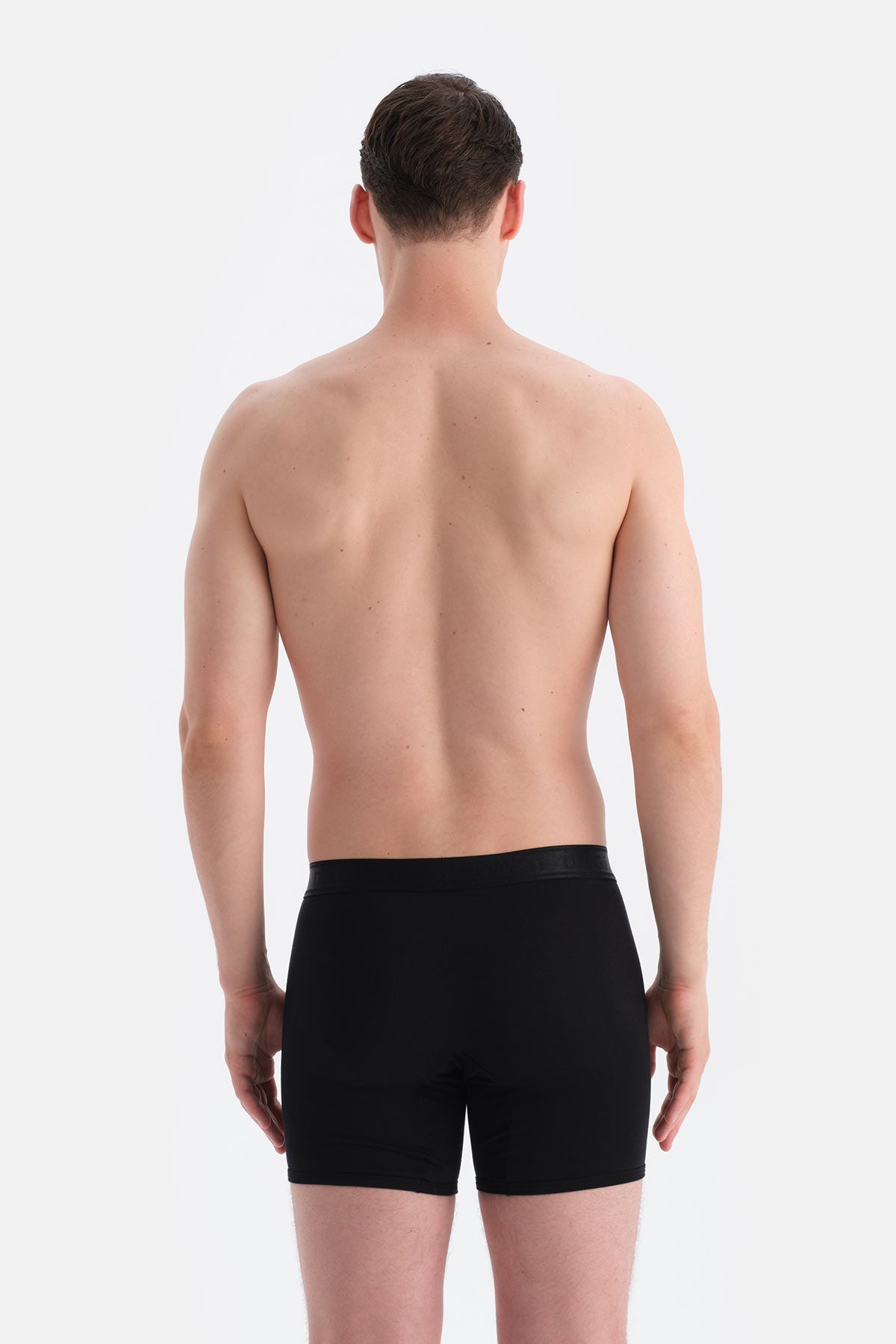 Siyah Düz Micro Modal Boxer