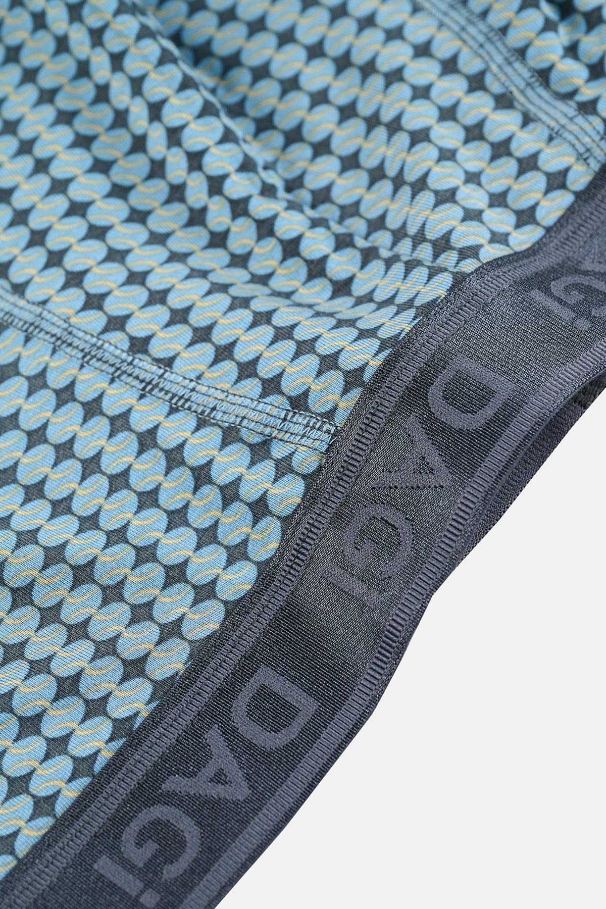 Siyah Desenli Pamuk Boxer