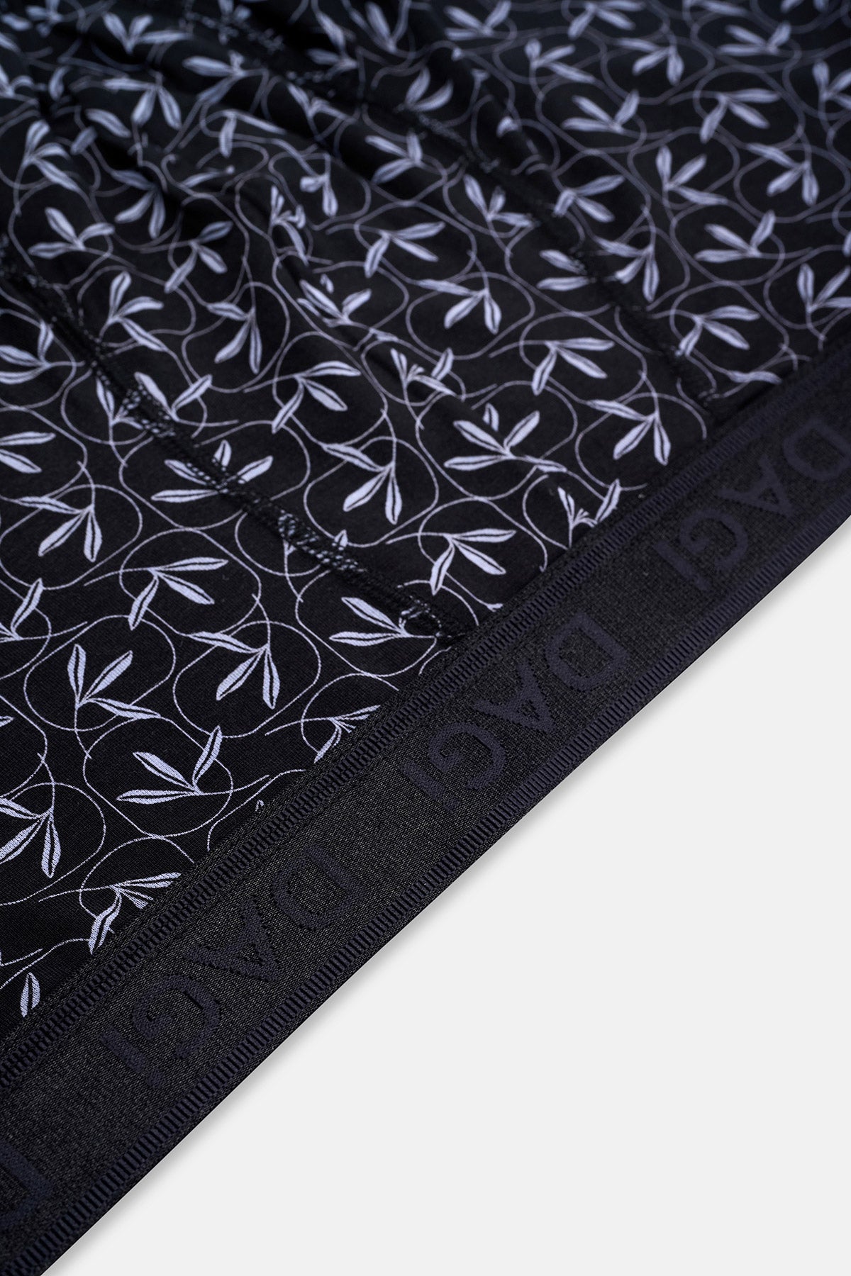 Siyah Desenli Micro Modal Boxer