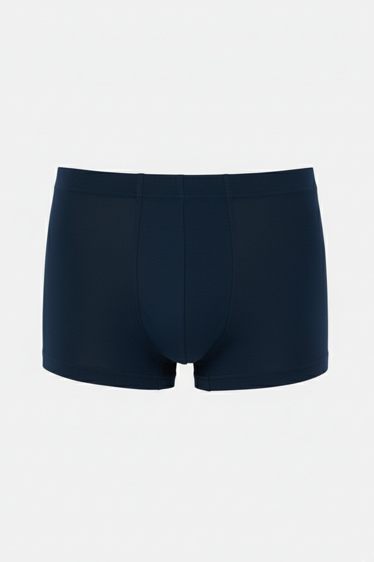 Beyaz-Lacivert 3'lü Kumaş Kaplama Basic Boxer