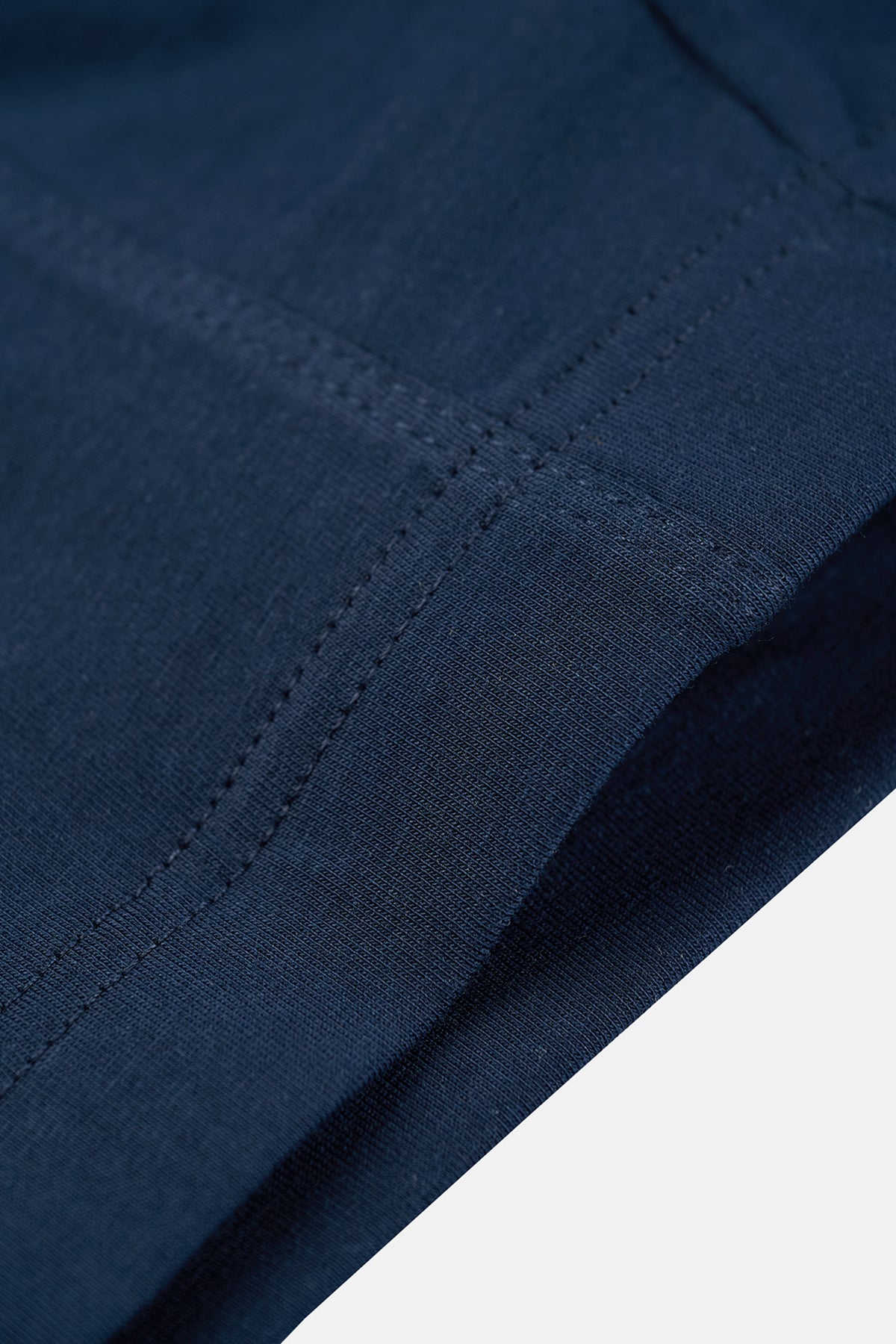 Beyaz-Lacivert 3'lü Kumaş Kaplama Basic Boxer