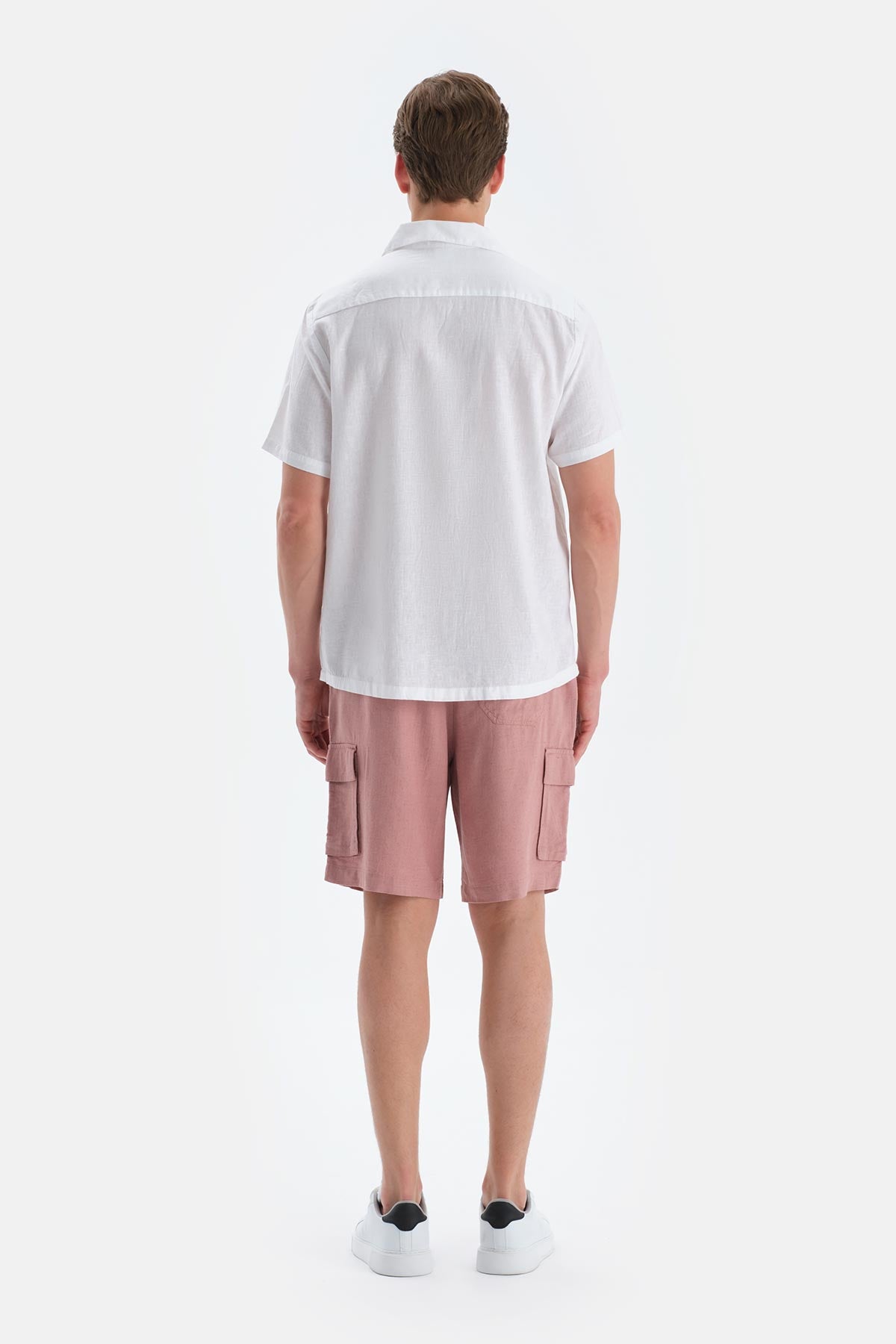 Terracotta MODAL PIQUE SHORTS WITH POCKETS