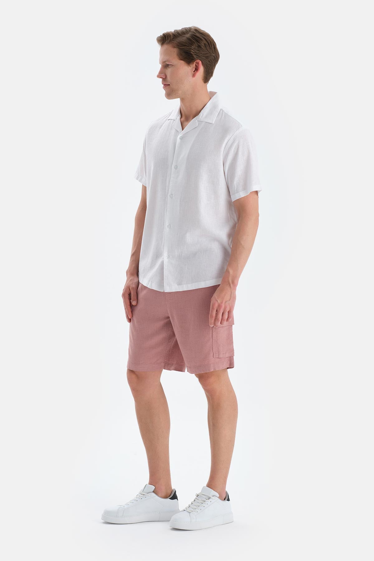 Terracotta MODAL PIQUE SHORTS WITH POCKETS